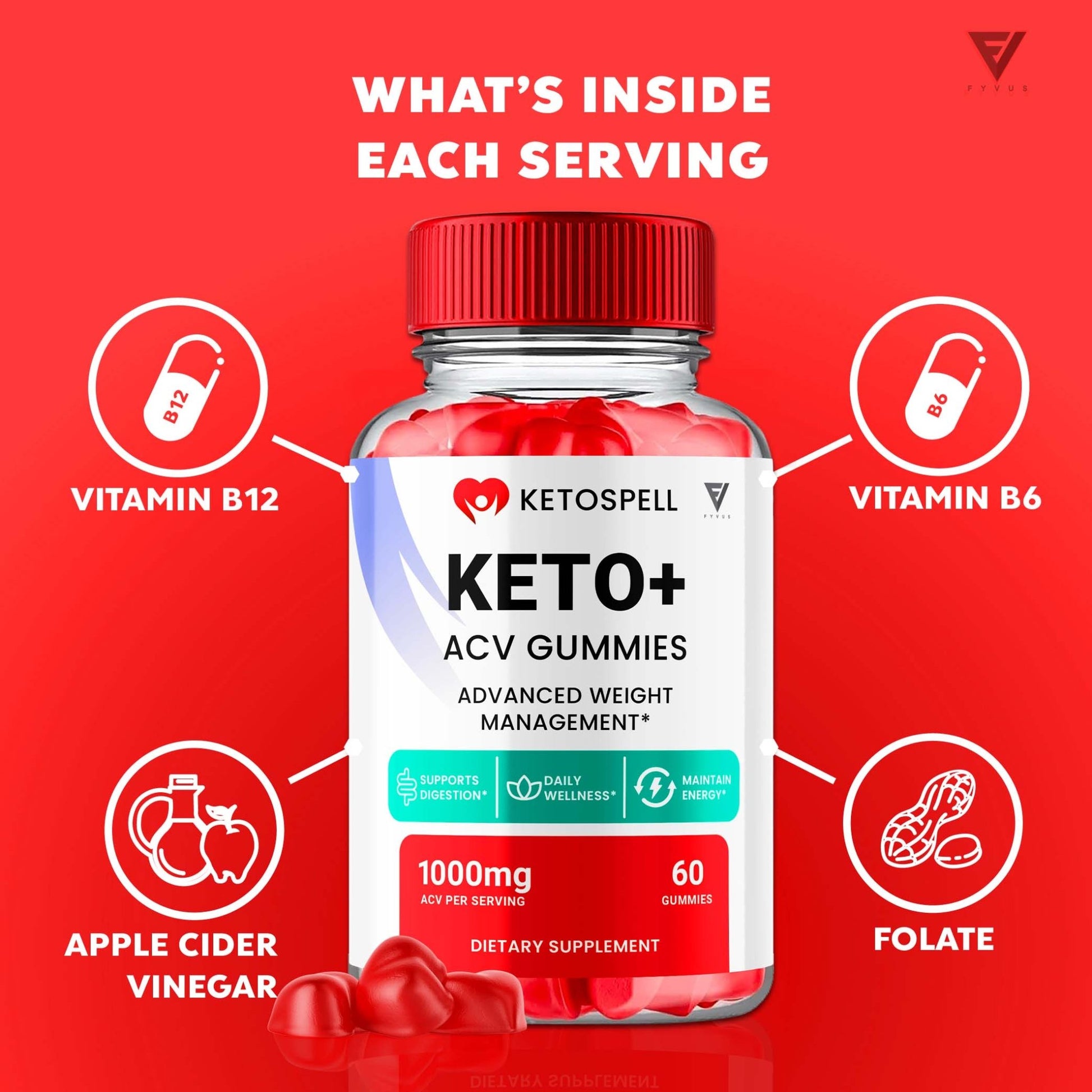 Ketospell - Keto ACV Gummies - Vitamin Place