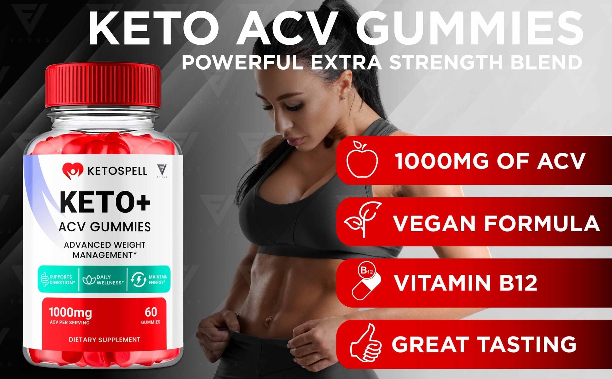 Ketospell - Keto ACV Gummies - Vitamin Place