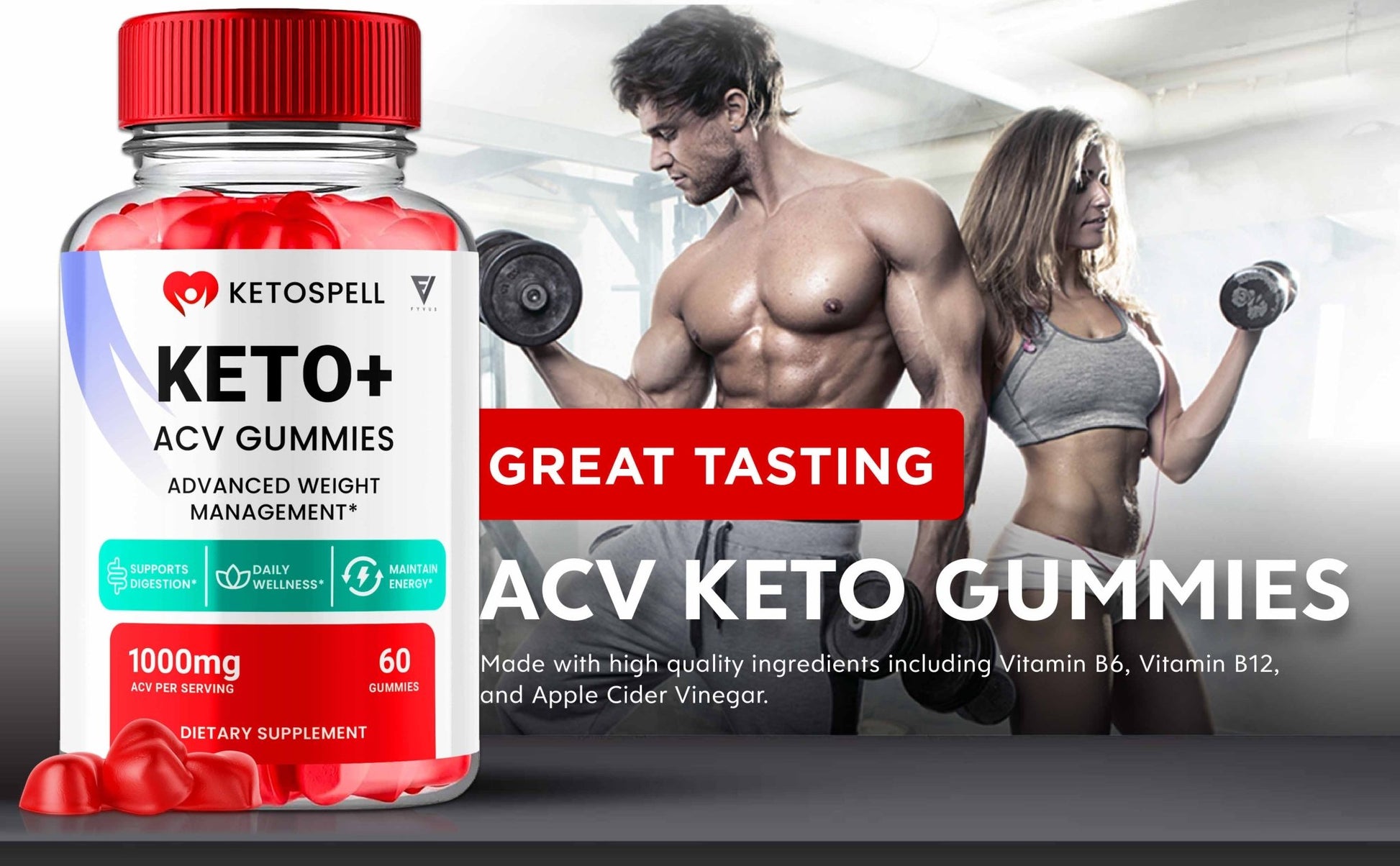 Ketospell - Keto ACV Gummies - Vitamin Place