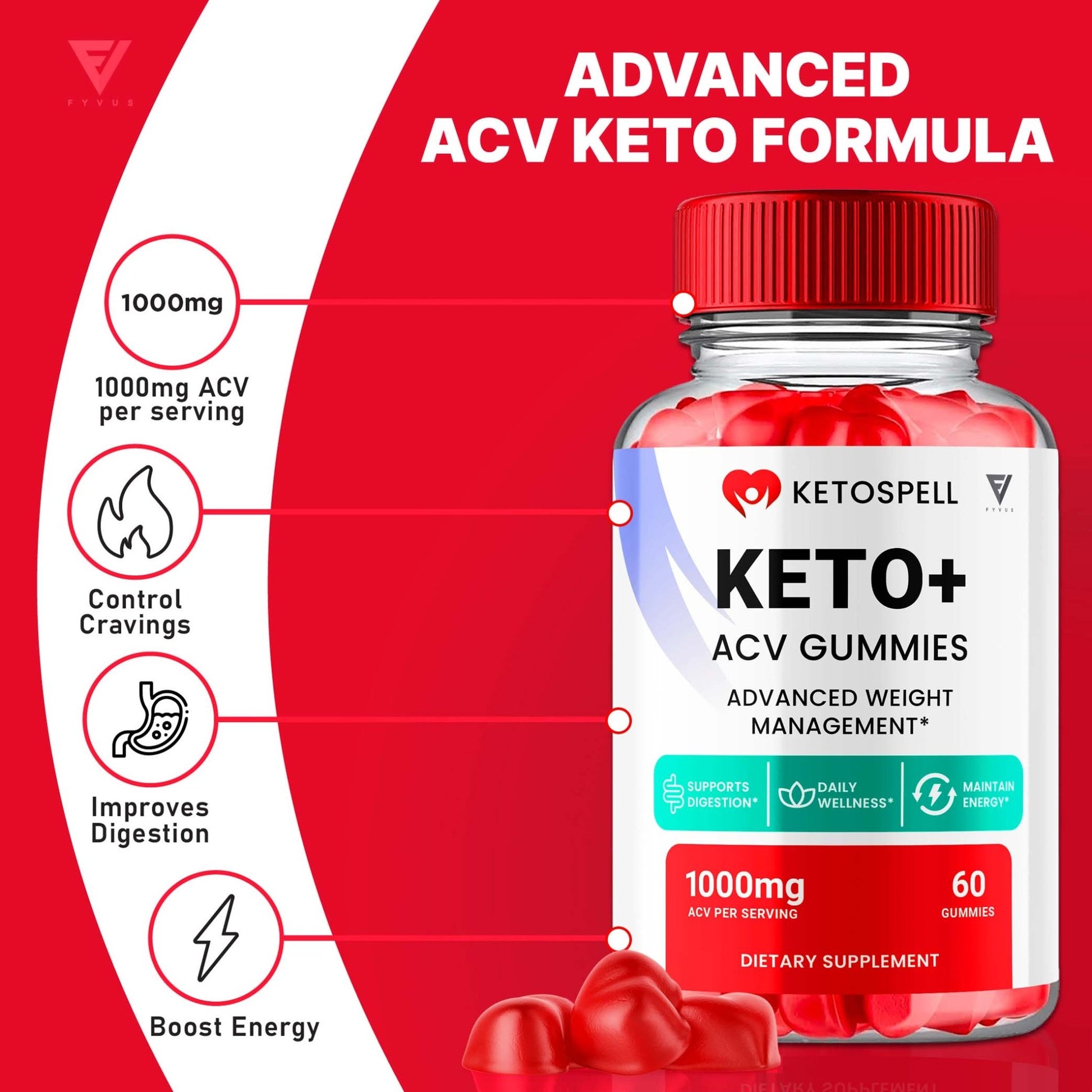 Ketospell - Keto ACV Gummies - Vitamin Place