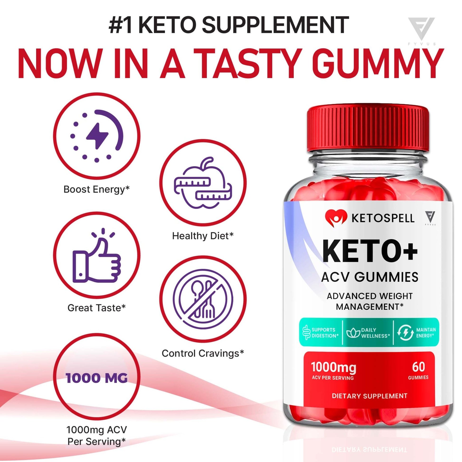 Ketospell - Keto ACV Gummies - Vitamin Place