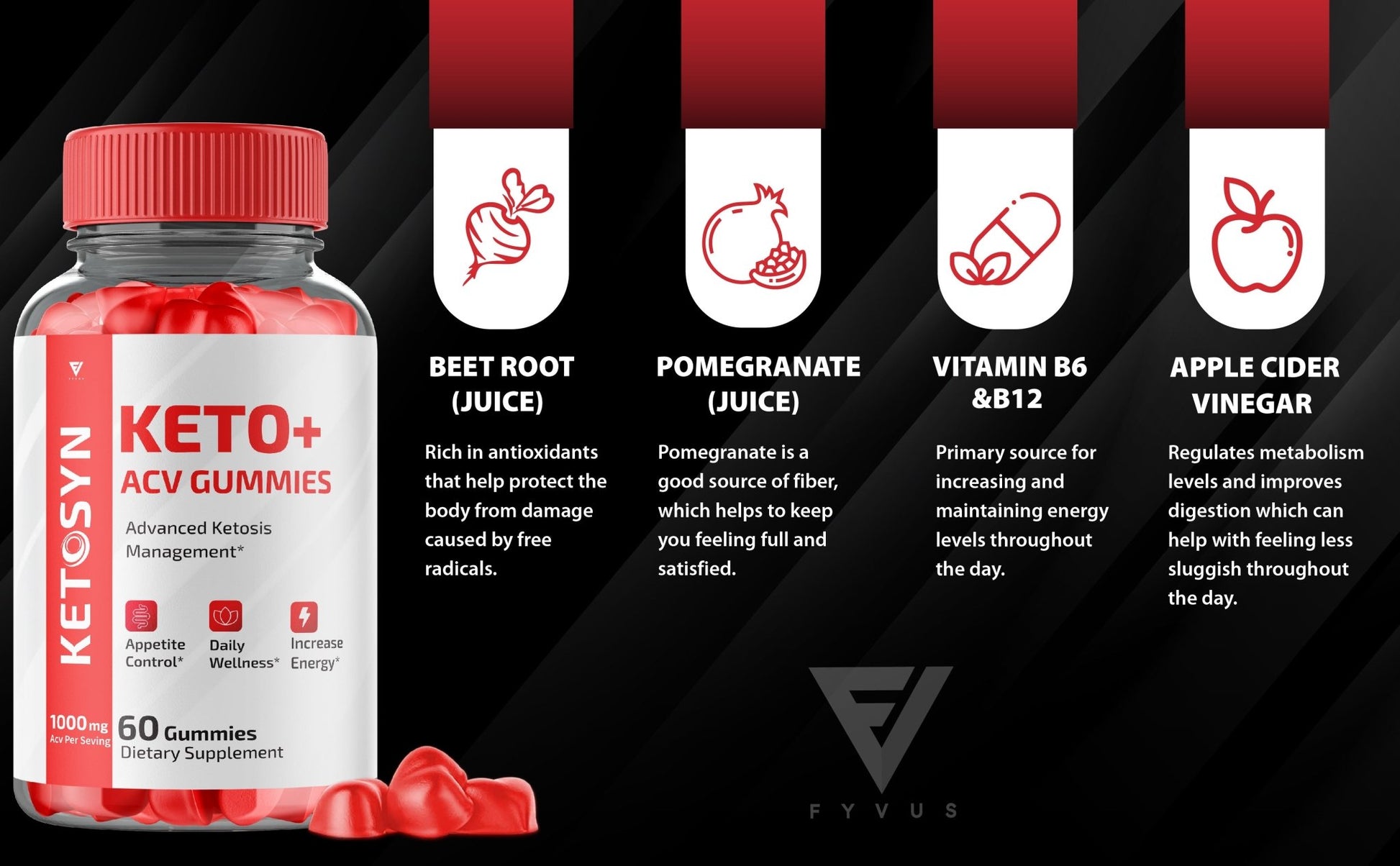 Ketosyn - Keto ACV Gummies - Vitamin Place