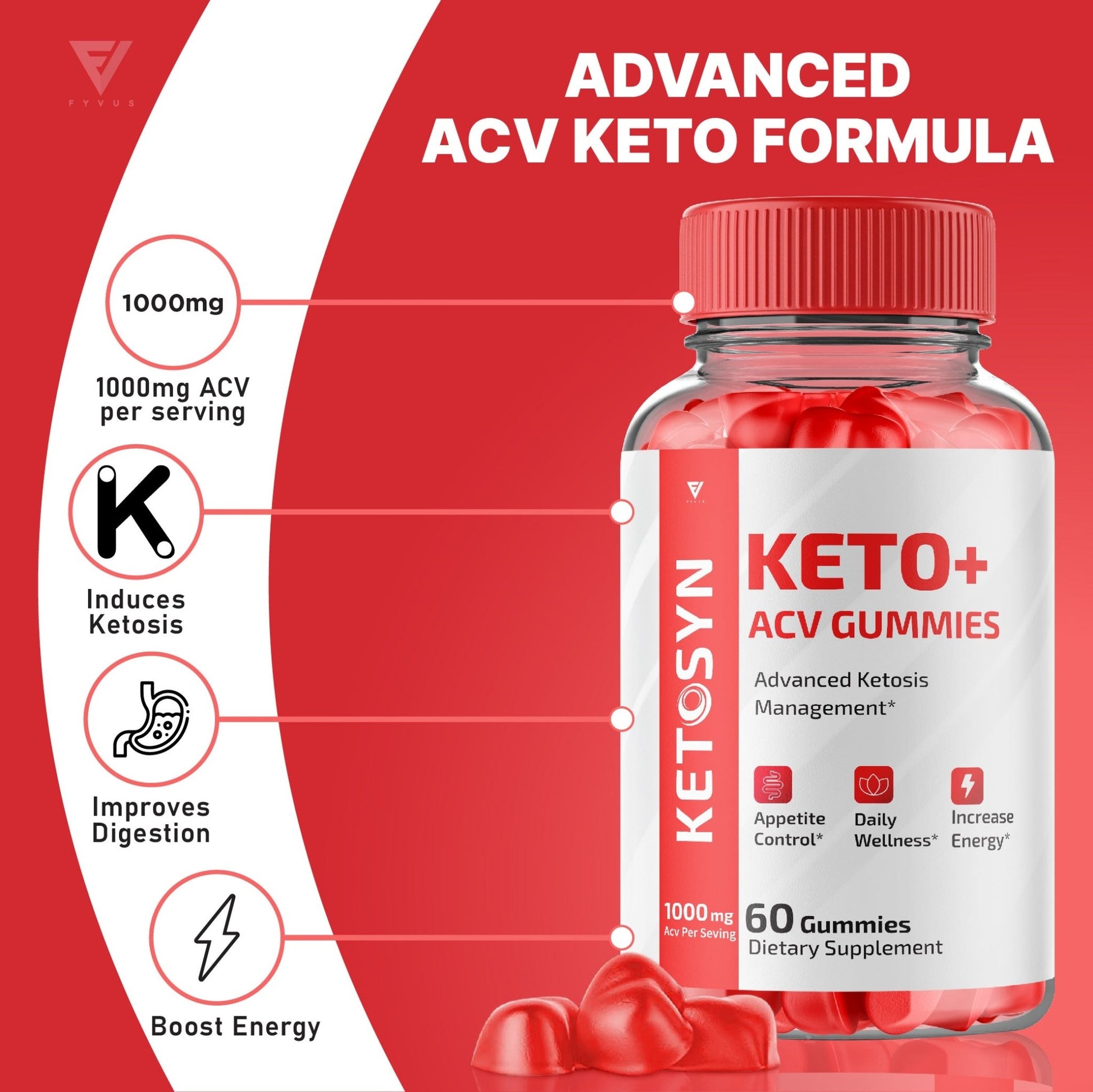Ketosyn - Keto ACV Gummies - Vitamin Place