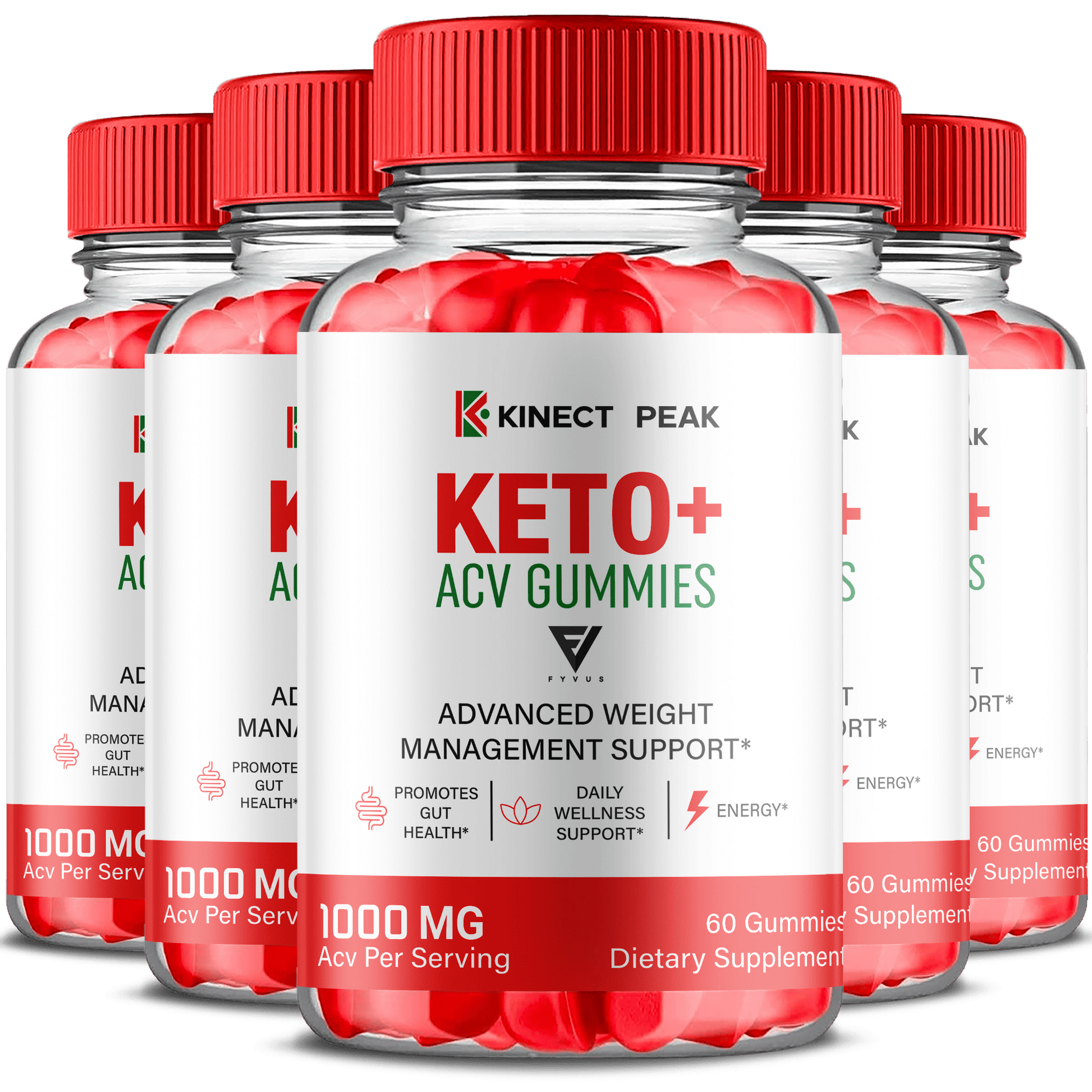 Kinect Peak ACV Gummies - Vitamin Place - Apple Cider Vinegar Gummies