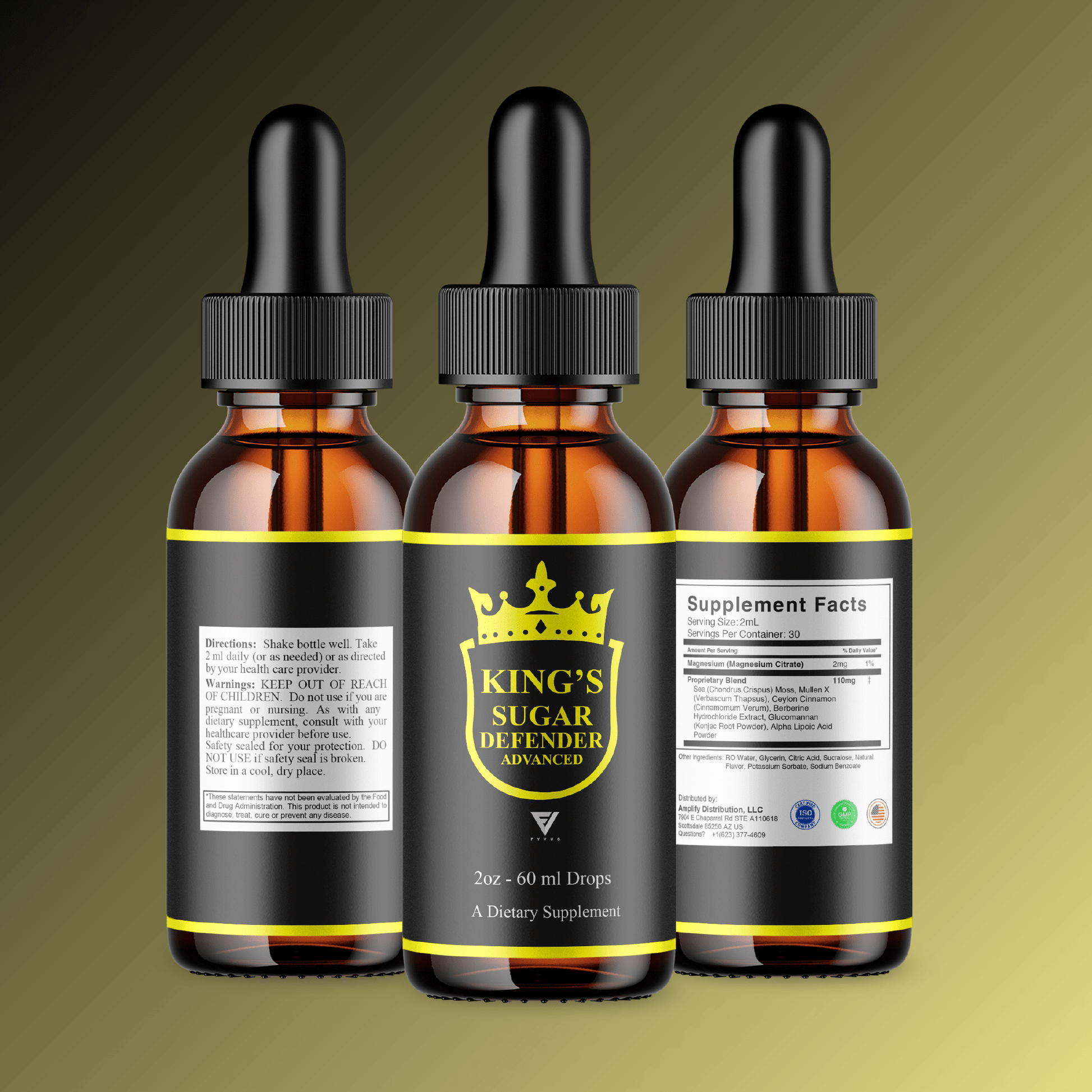 Kings Sugar Defender Drops - Vitamin Place - Drops