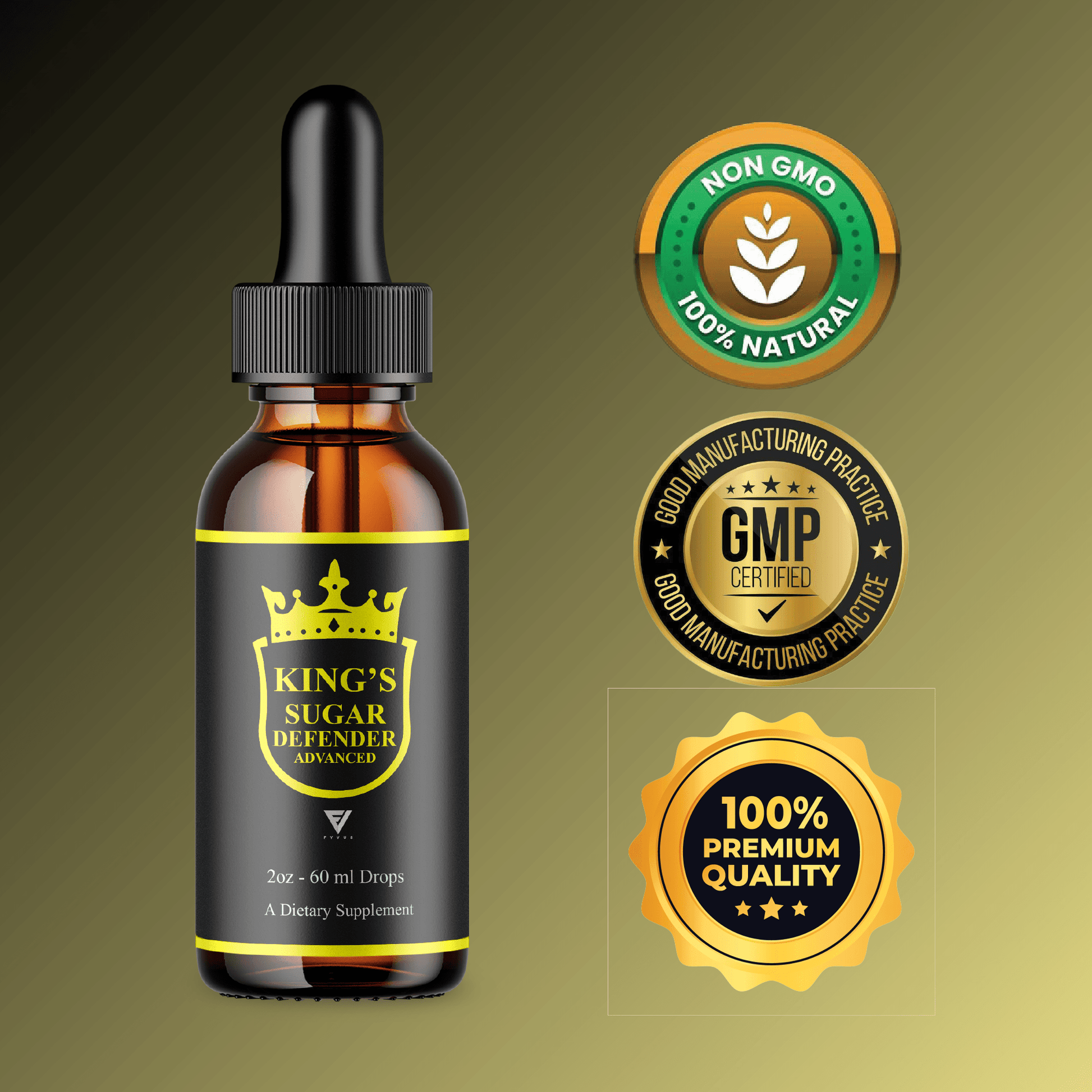 Kings Sugar Defender Drops - Vitamin Place - Drops