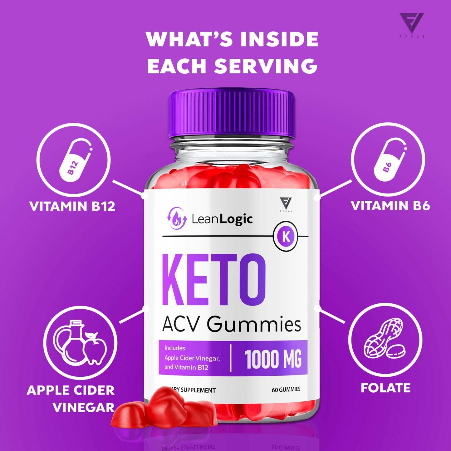 LeanLogic - Keto ACV Gummies - Vitamin Place