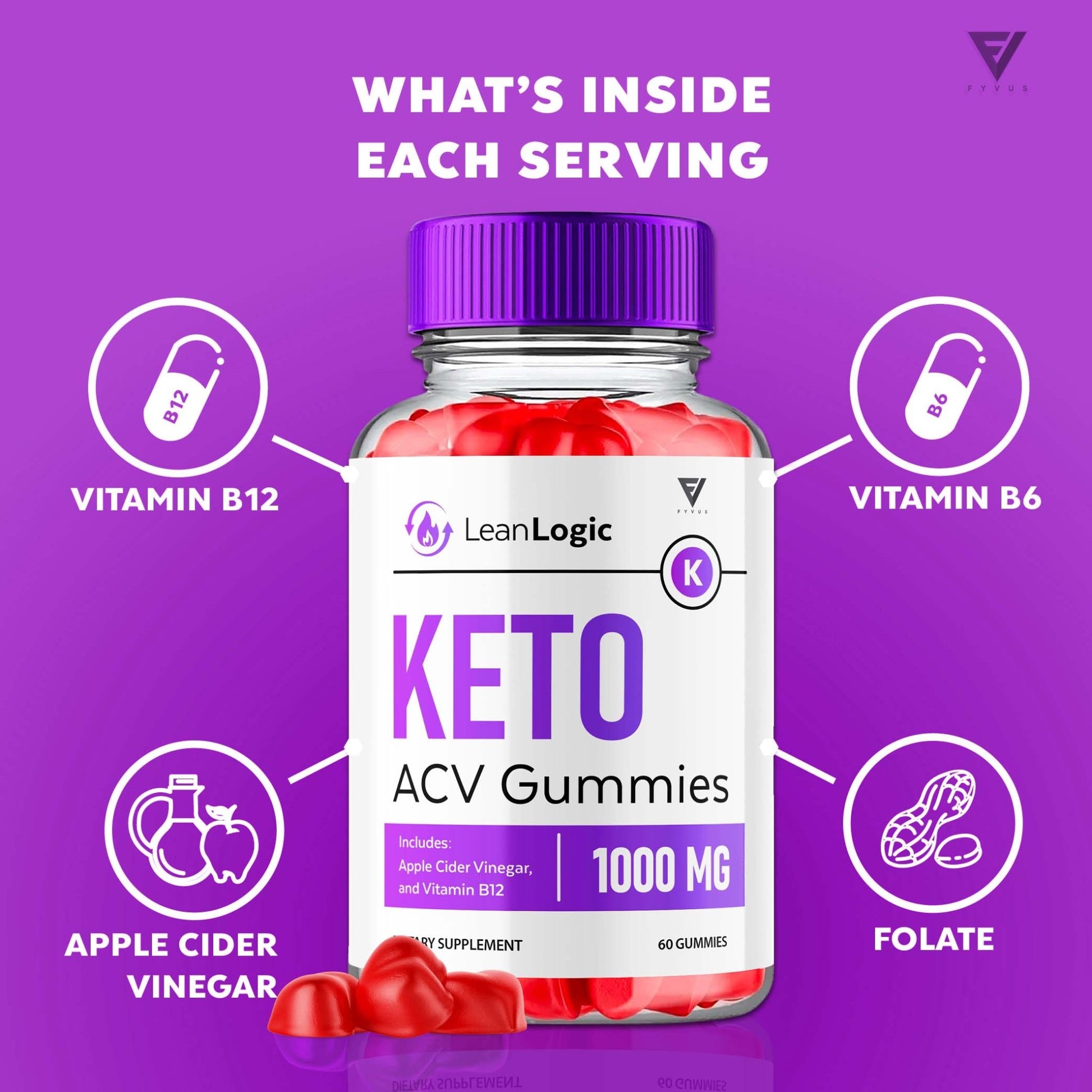 LeanLogic - Keto ACV Gummies - Vitamin Place