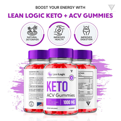LeanLogic - Keto ACV Gummies - Vitamin Place - Apple Cider Vinegar Gummies