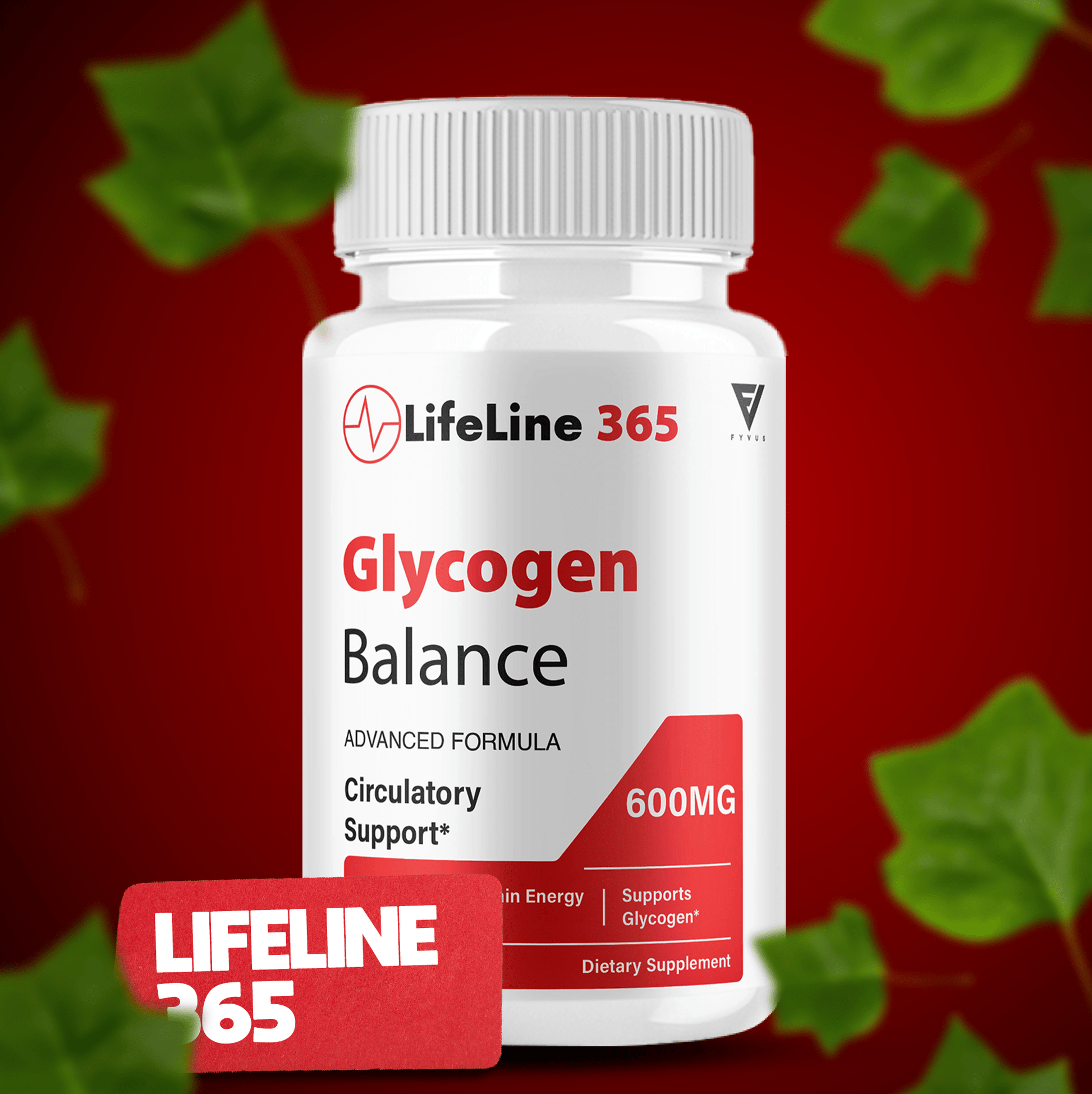 LifeLine 365 Glycogen Support Capsules - Vitamin Place - Blood Sugar Capsules