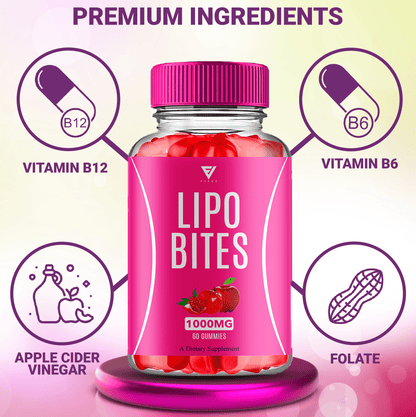 Lipo Bites Gummies - Vitamin Place - Apple Cider Vinegar Gummies