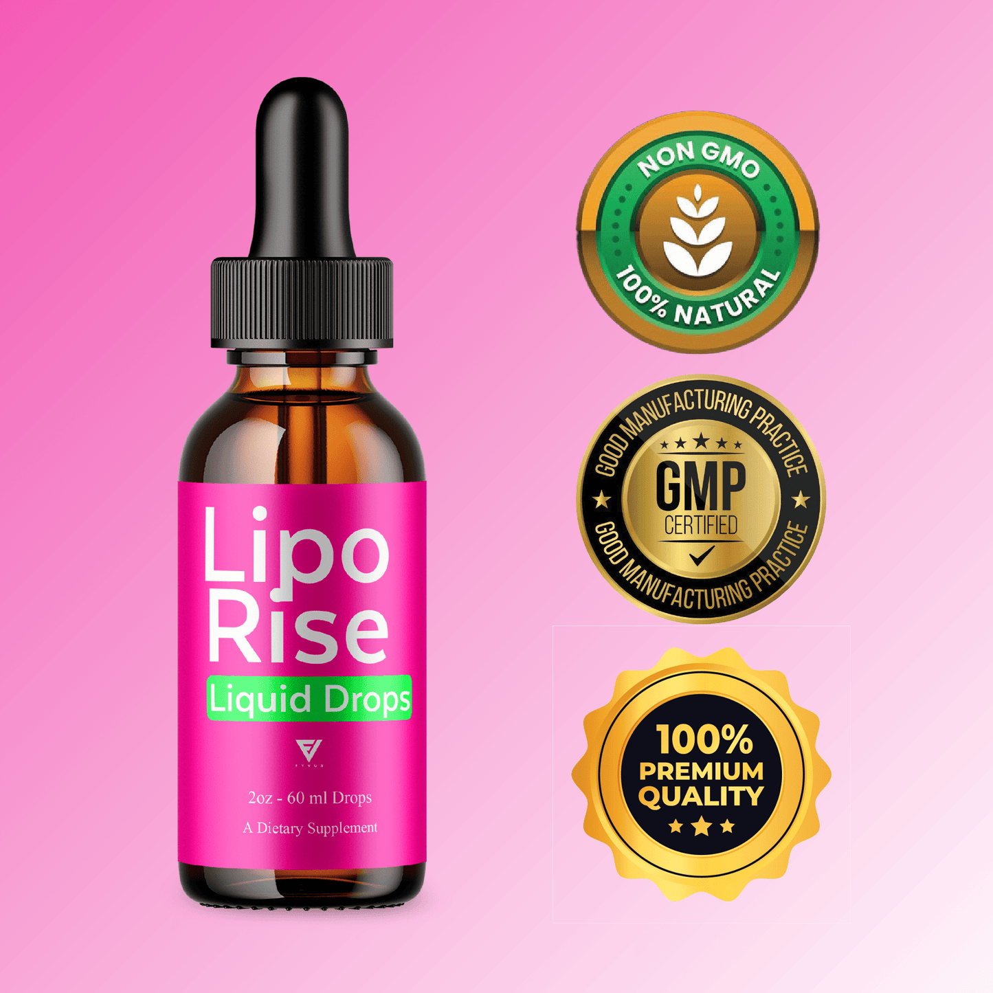 Lipo Rise Drops - Vitamin Place - Energy & Circulation