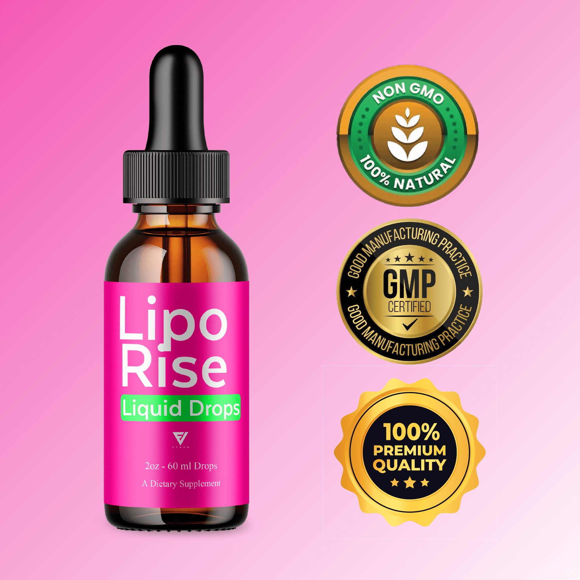Lipo Rise Drops - Vitamin Place - Energy & Circulation