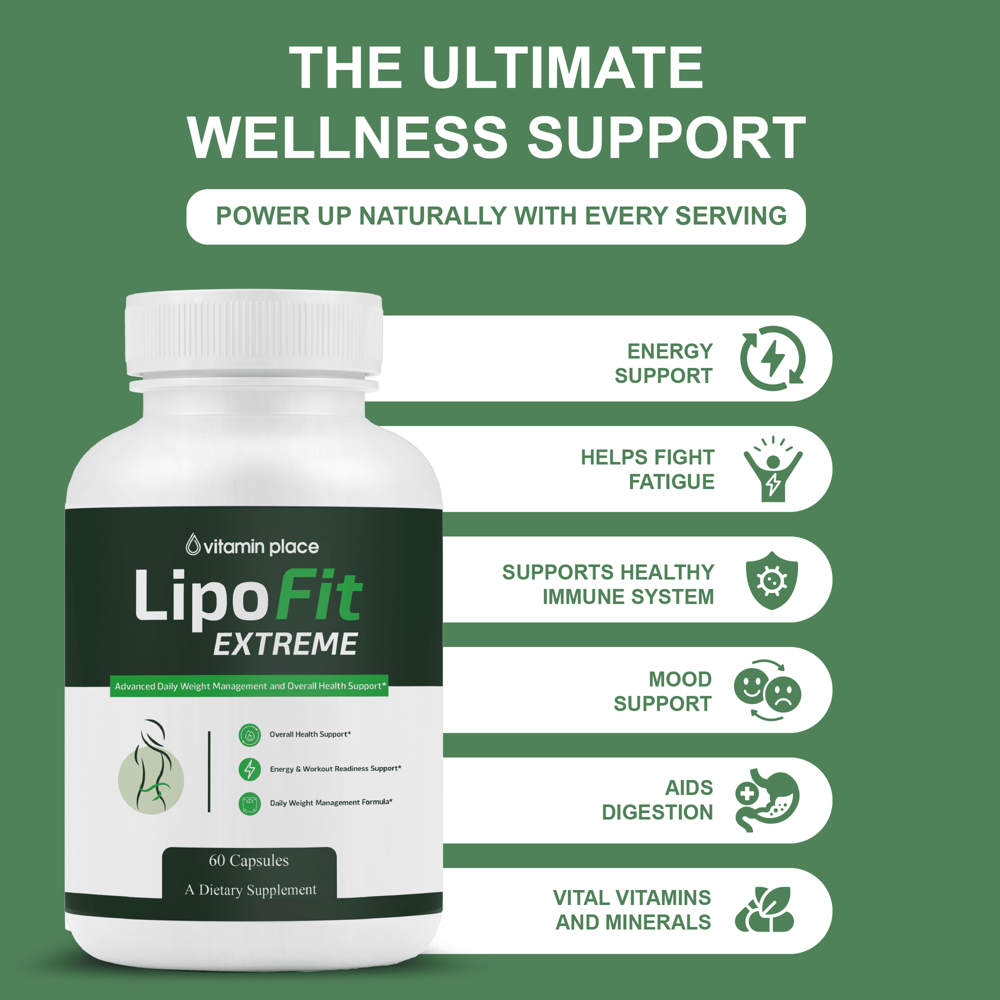 Lipofit Extreme Capsules - Vitamin Place - Metabolism & Wellness