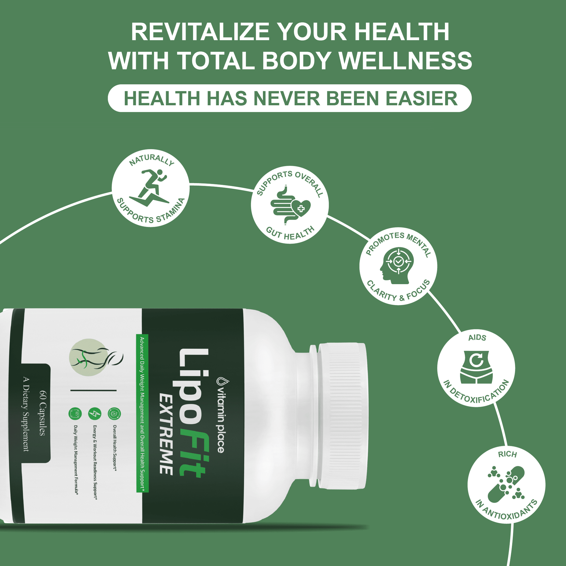 Lipofit Extreme Capsules - Vitamin Place - Metabolism & Wellness