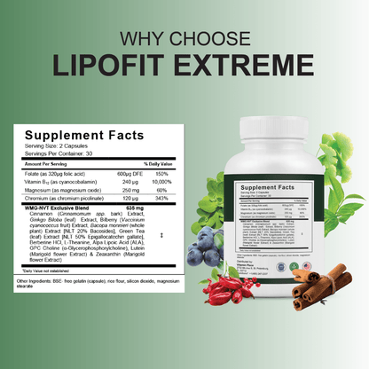 Lipofit Extreme Capsules - Vitamin Place - Metabolism & Wellness