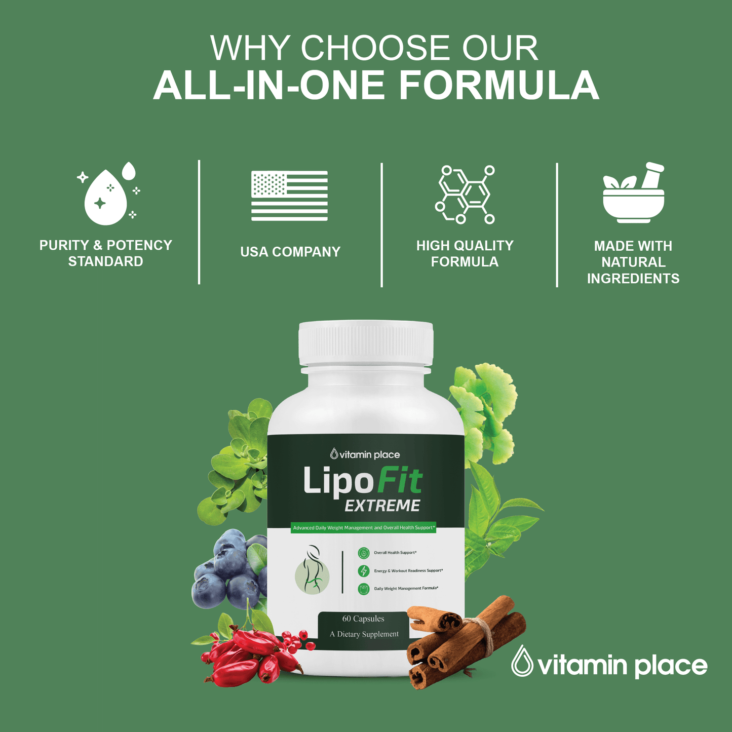 Lipofit Extreme Capsules - Vitamin Place - Metabolism & Wellness