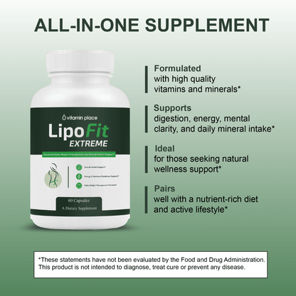 Lipofit Extreme Capsules - Vitamin Place - Metabolism & Wellness
