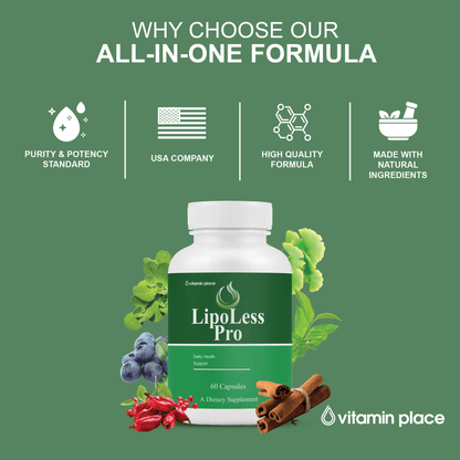 LipoLess Pro Capsules - Vitamin Place - Metabolism & Wellness