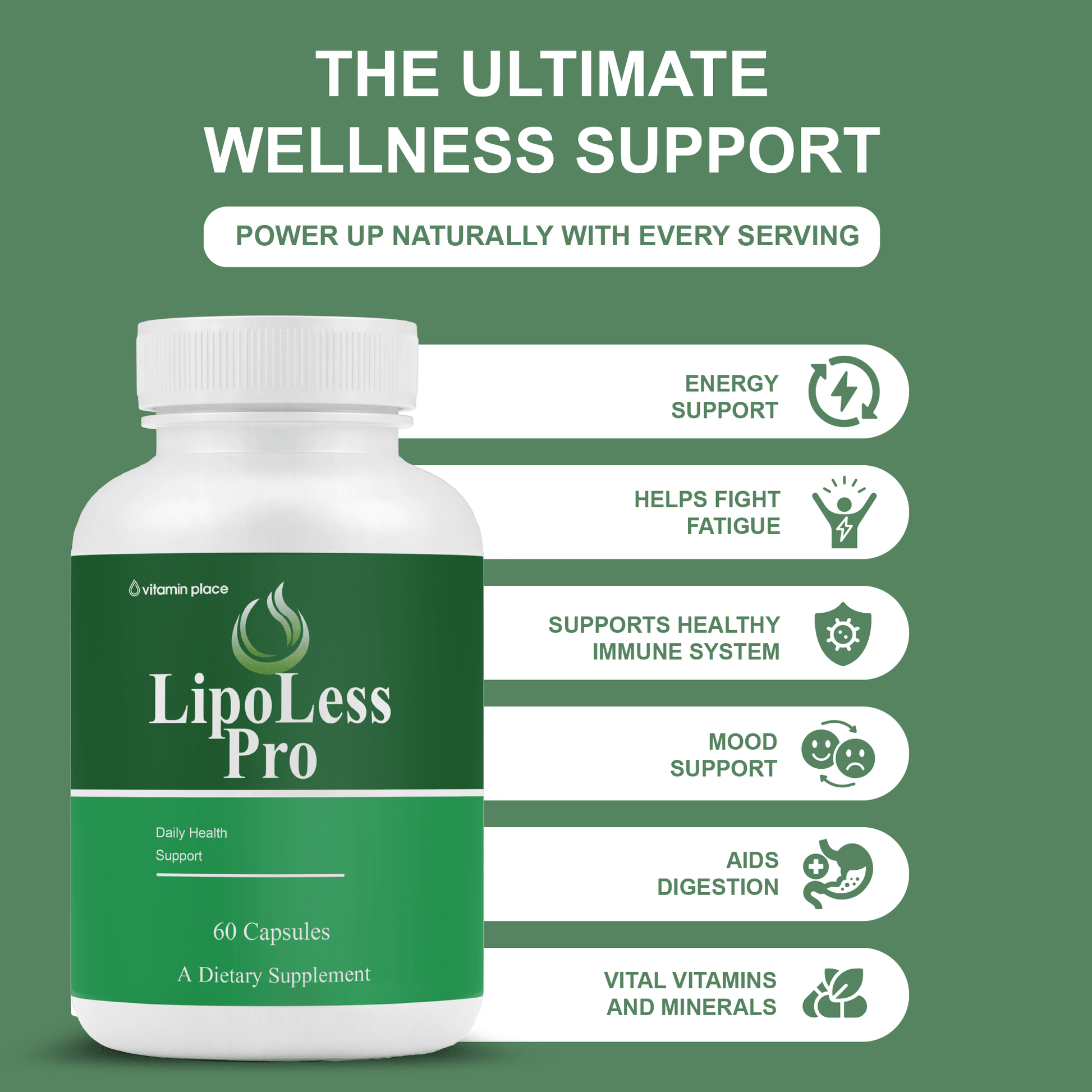 LipoLess Pro Capsules - Vitamin Place - Metabolism & Wellness