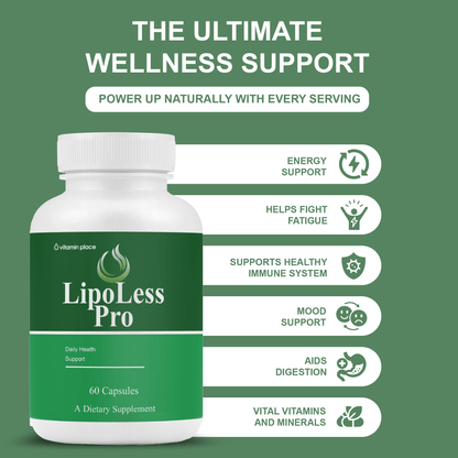 LipoLess Pro Capsules - Vitamin Place - Metabolism & Wellness