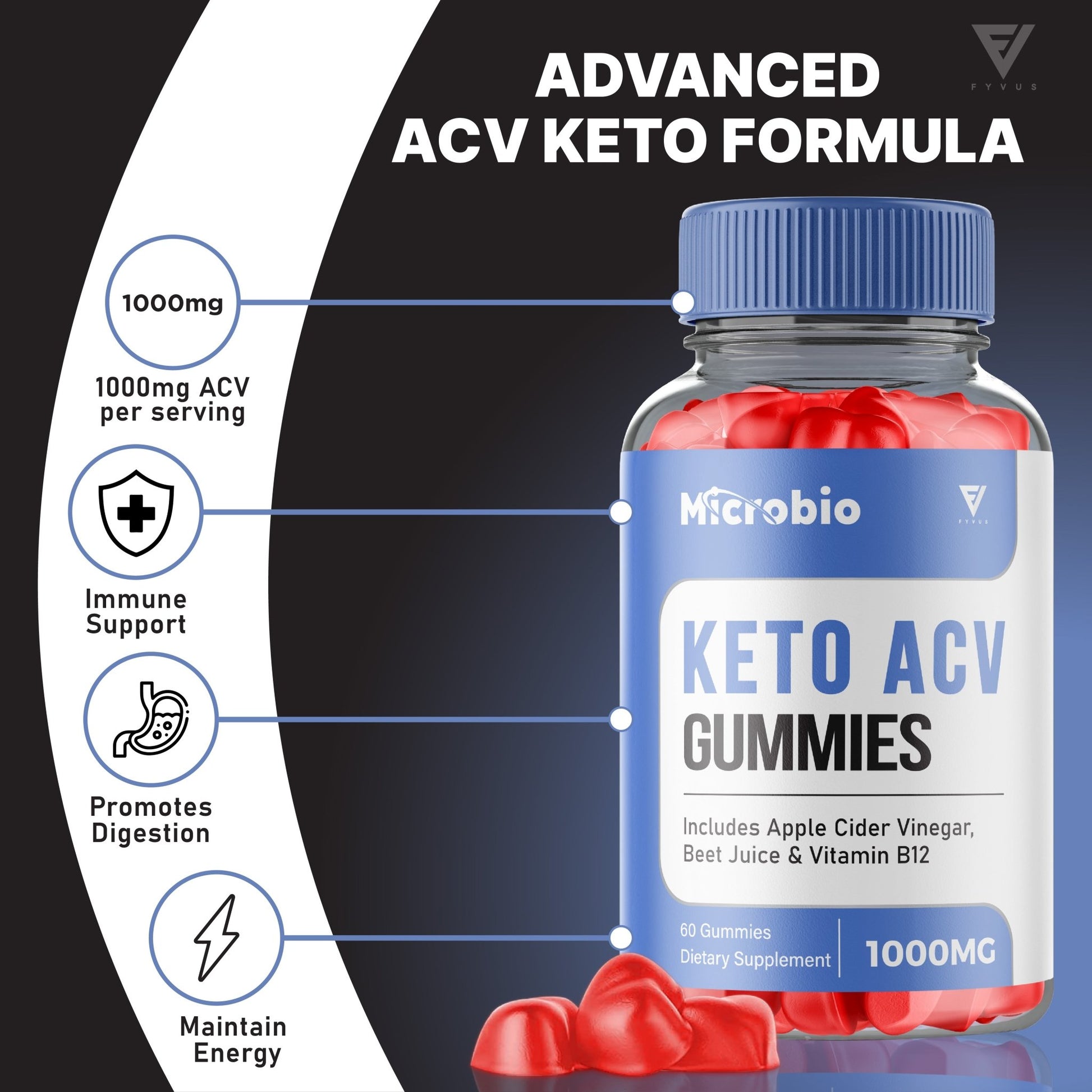 Microbio ACV Gummies - Vitamin Place