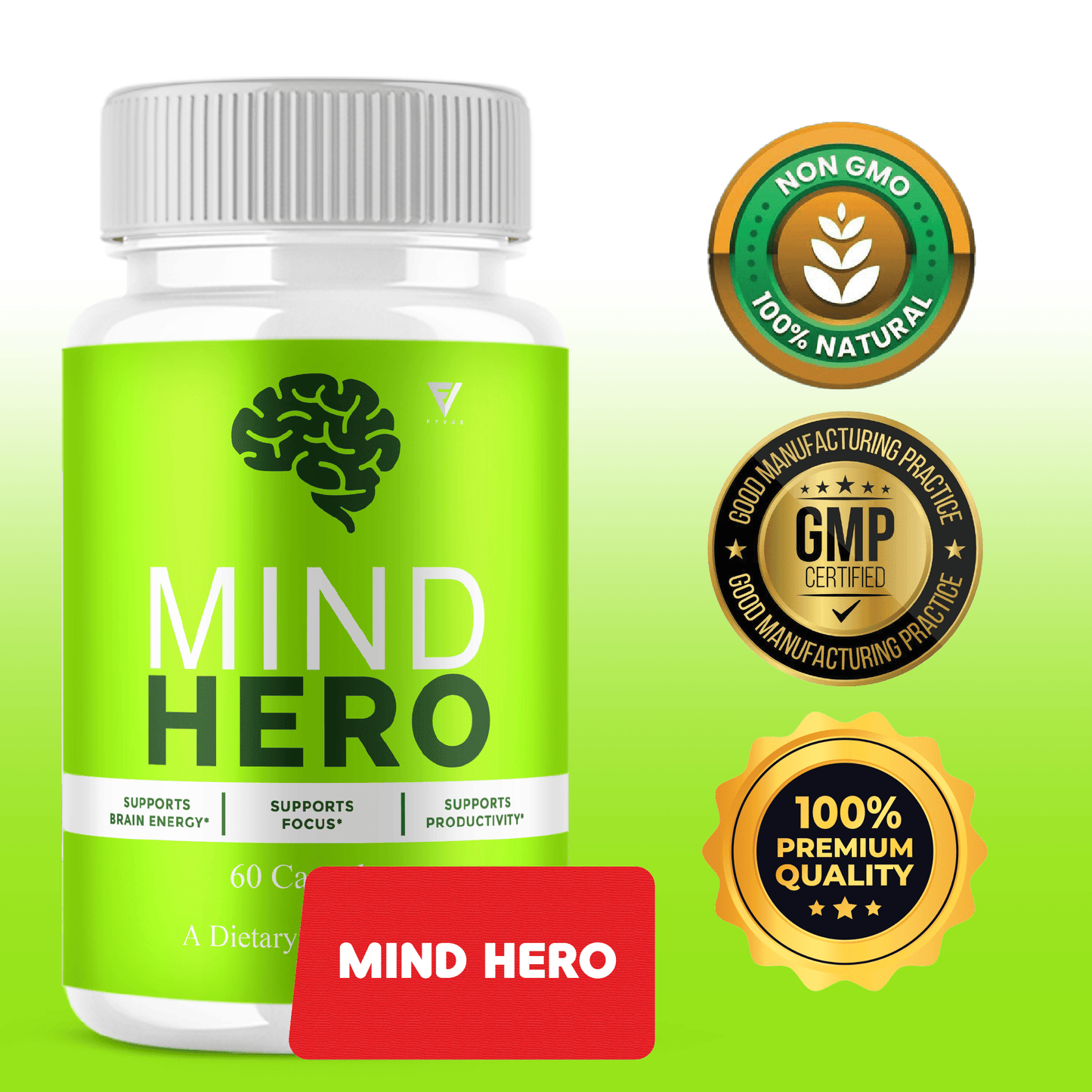 Mind Hero Capsules - Vitamin Place - Nootropic