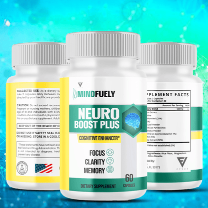 Mindfuely Nuero Boost Plus Nootropic Capsules - Vitamin Place - Nootropic