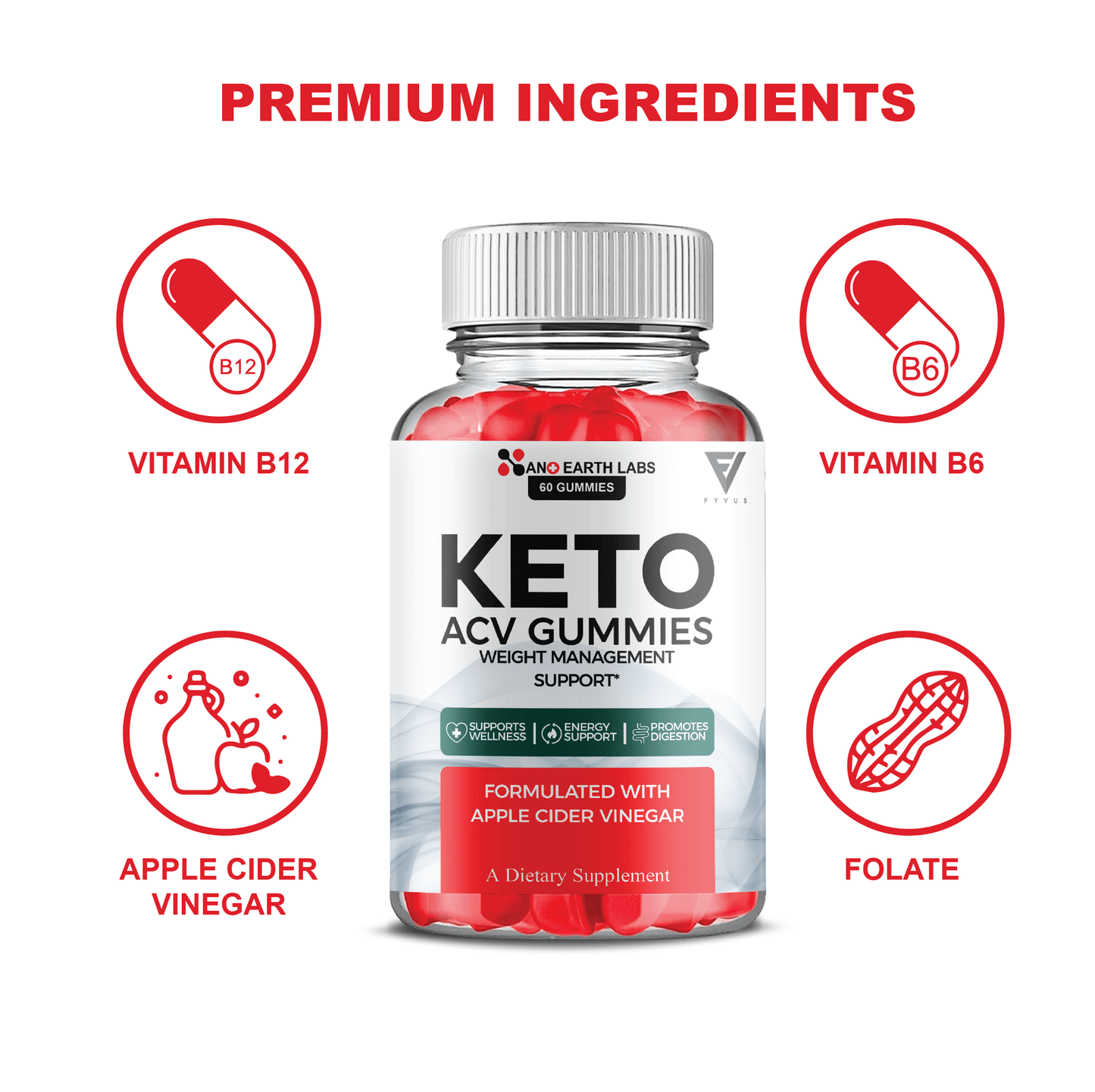 Nano Earth Labs Keto Gummies - Vitamin Place