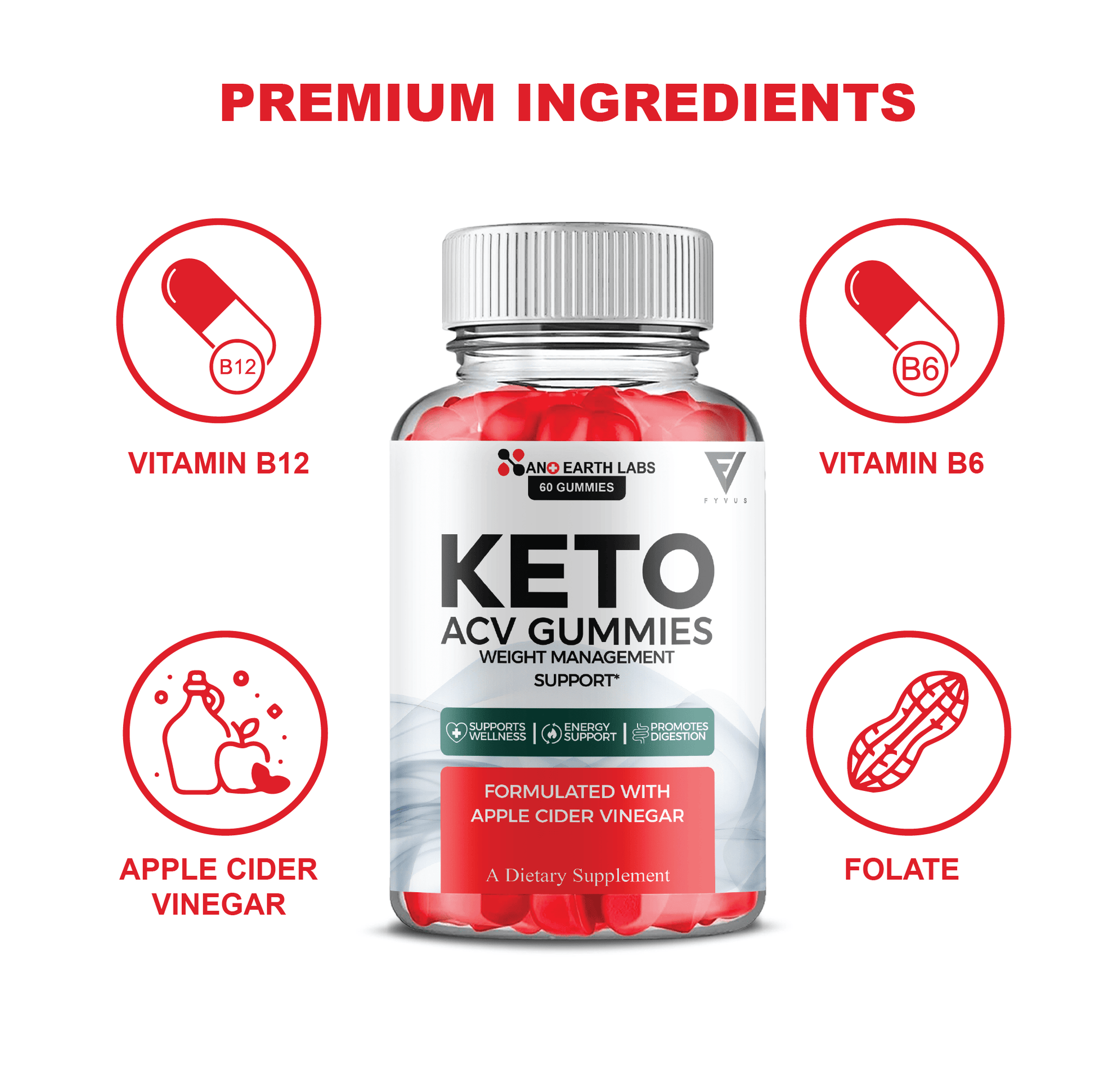 Nano Earth Labs Keto Gummies - Vitamin Place