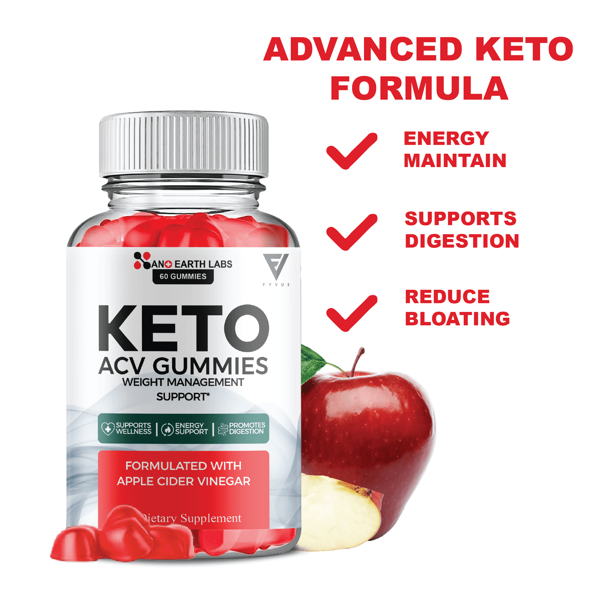 Nano Earth Labs Keto Gummies - Vitamin Place