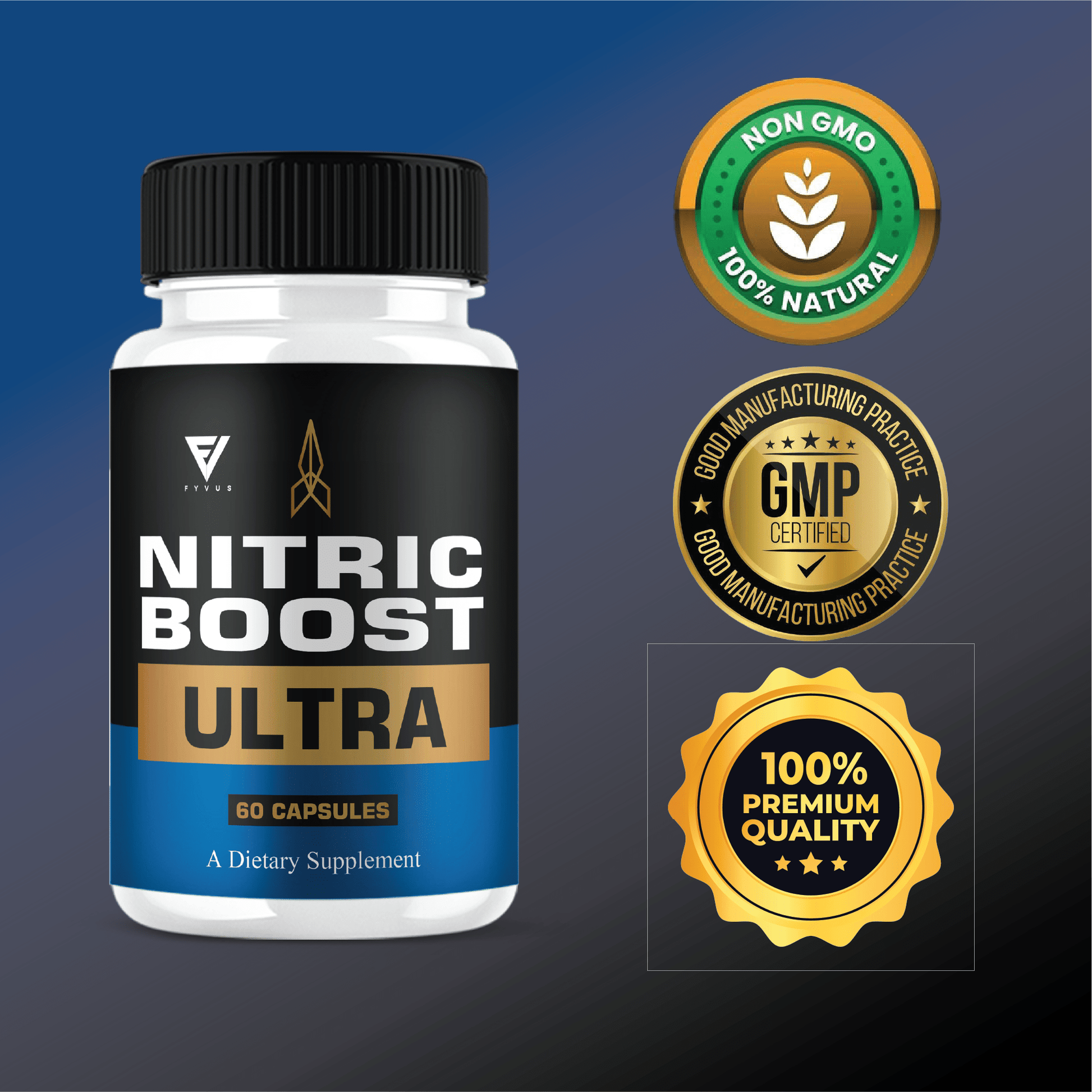 Nitric Boost Ultra Capsules - Vitamin Place - Sports Nutrition