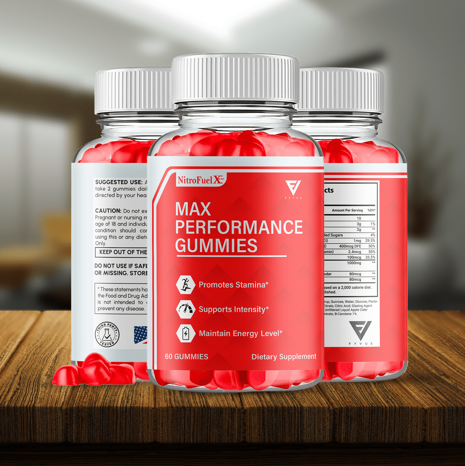 Nitro Fuel X Gummies - Vitamin Place - Sports Nutrition