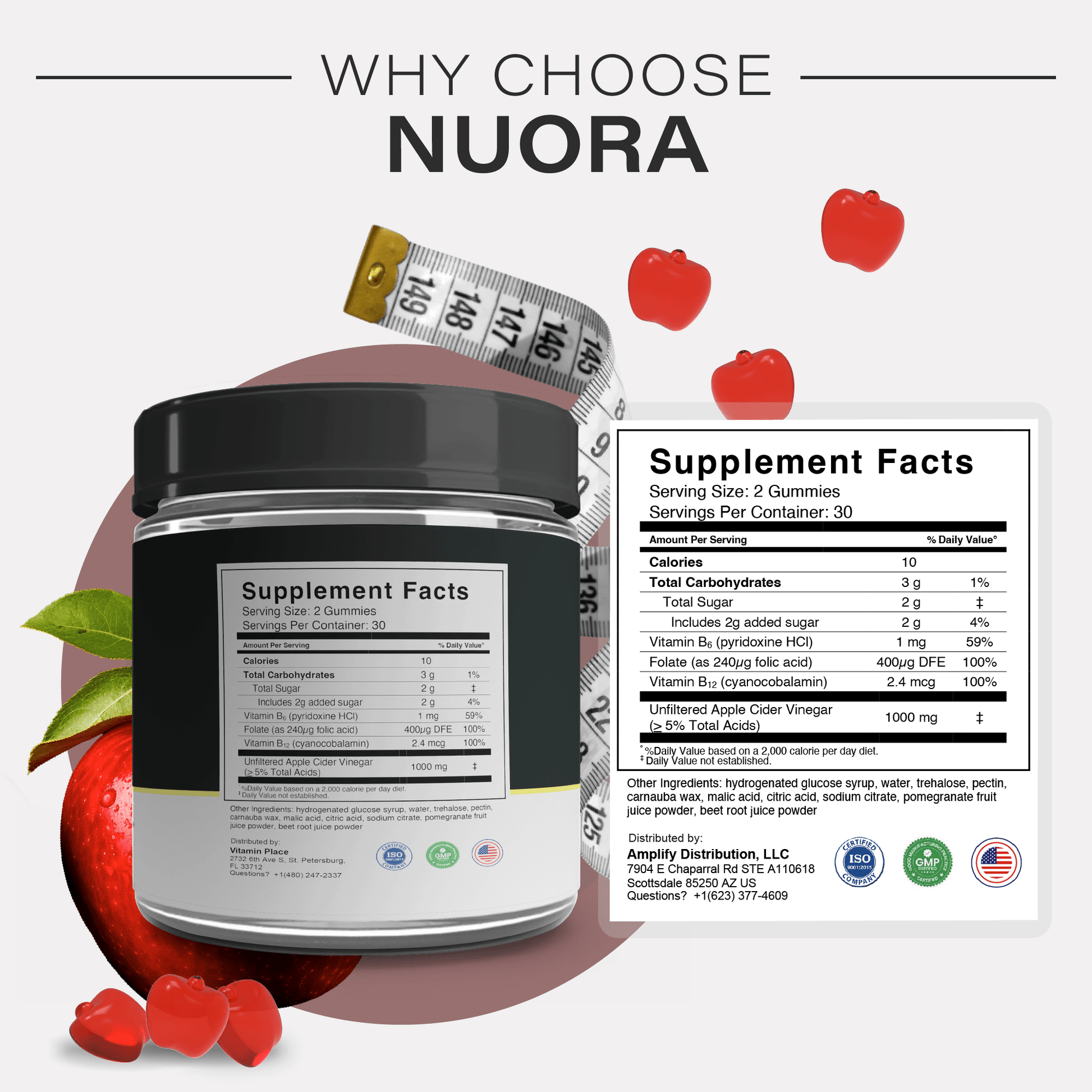 Nuora Gummies - Vitamin Place - Metabolism & Wellness