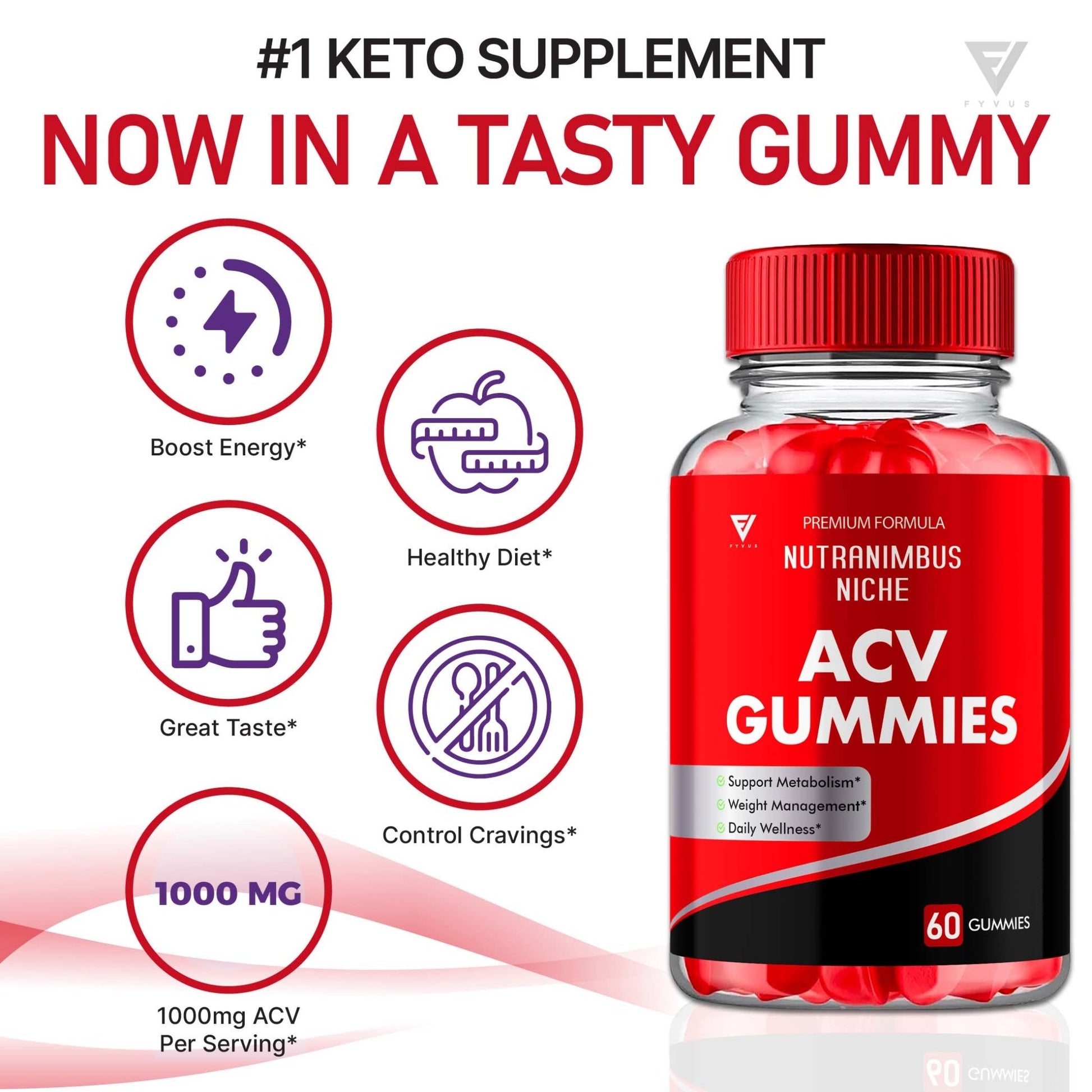 NutraNimbus Niche - Keto ACV Gummies - Vitamin Place