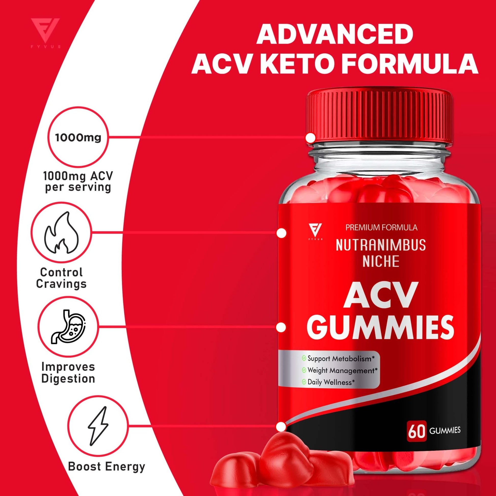 NutraNimbus Niche - Keto ACV Gummies - Vitamin Place