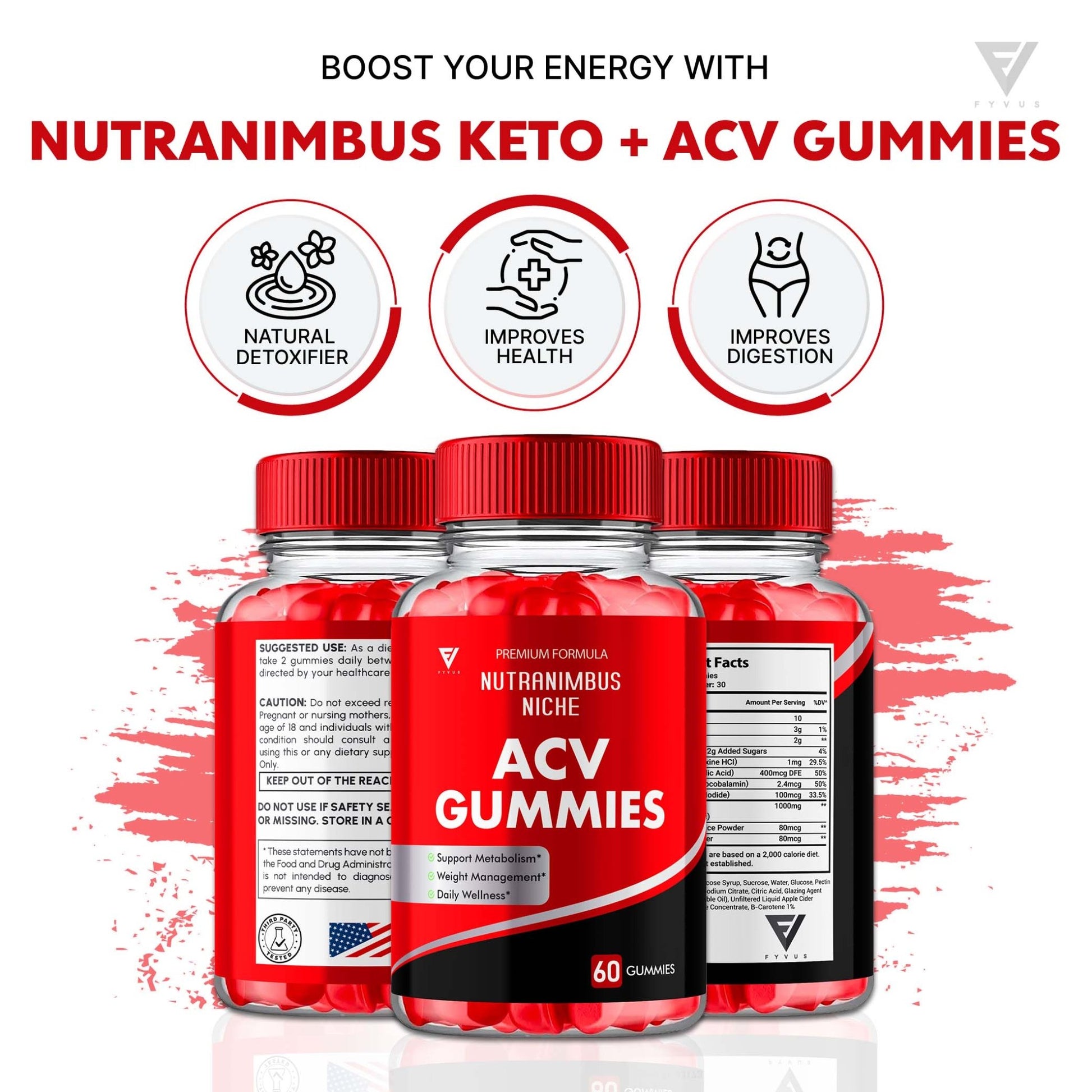 NutraNimbus Niche - Keto ACV Gummies - Vitamin Place