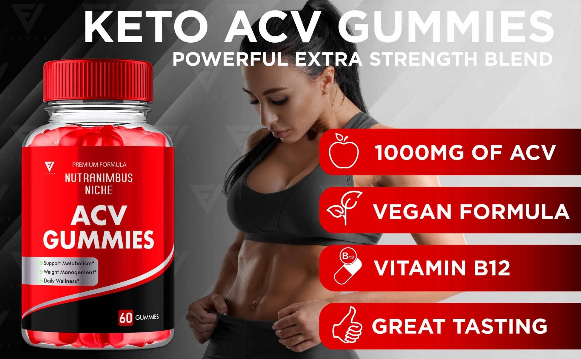NutraNimbus Niche - Keto ACV Gummies - Vitamin Place