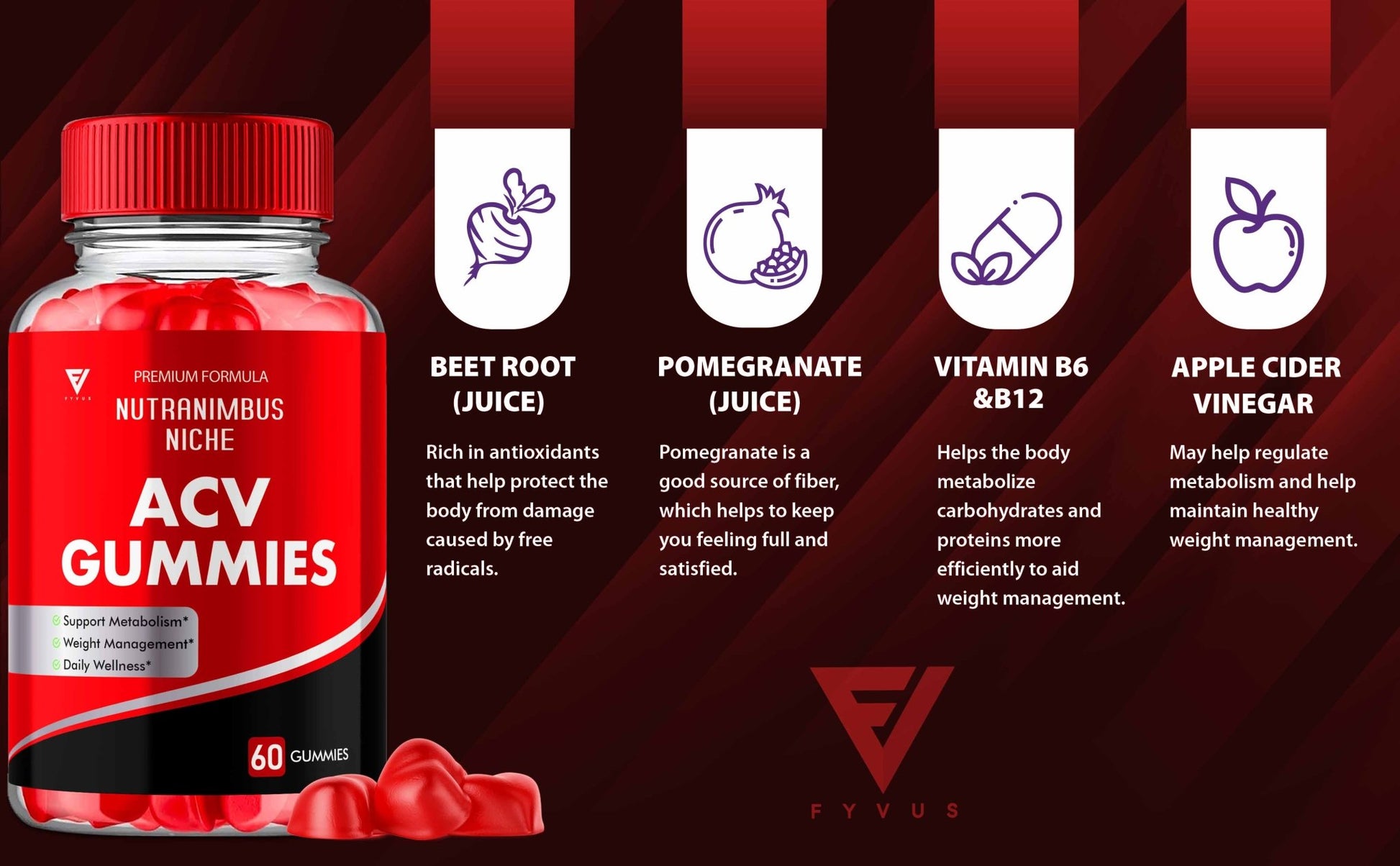 NutraNimbus Niche - Keto ACV Gummies - Vitamin Place