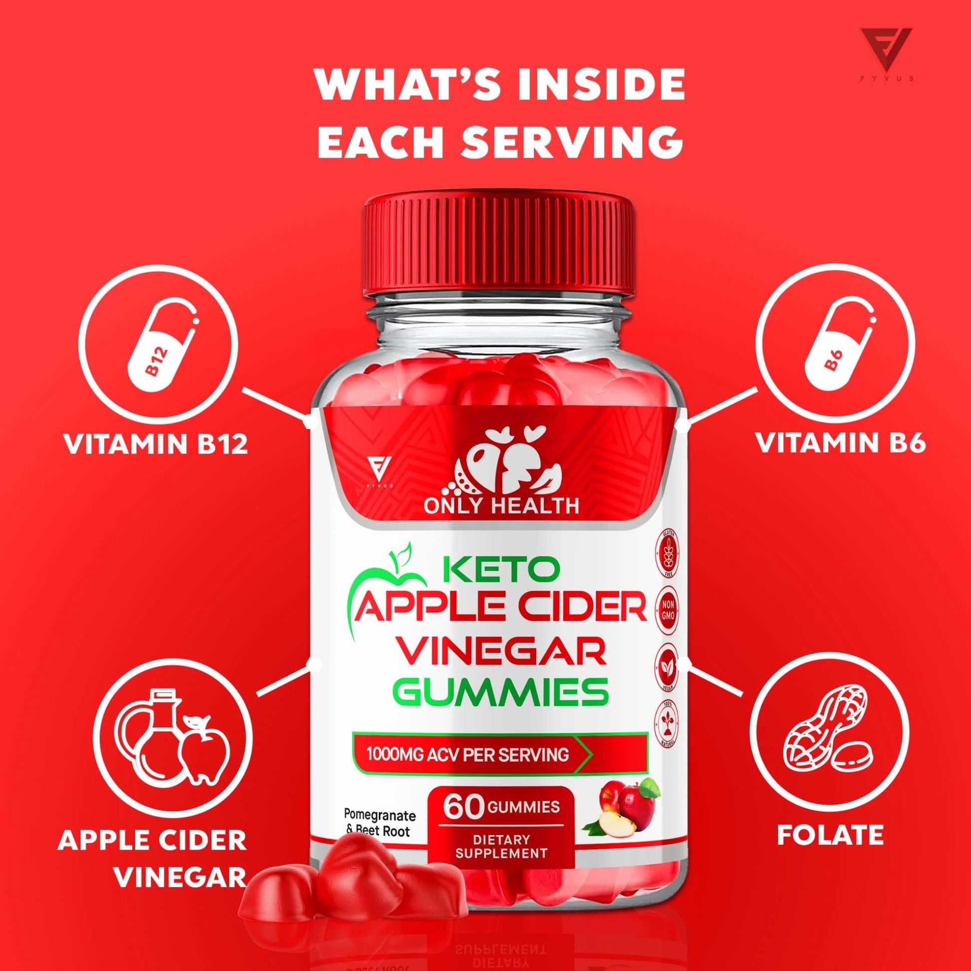Only Health - Keto ACV Gummies - Vitamin Place
