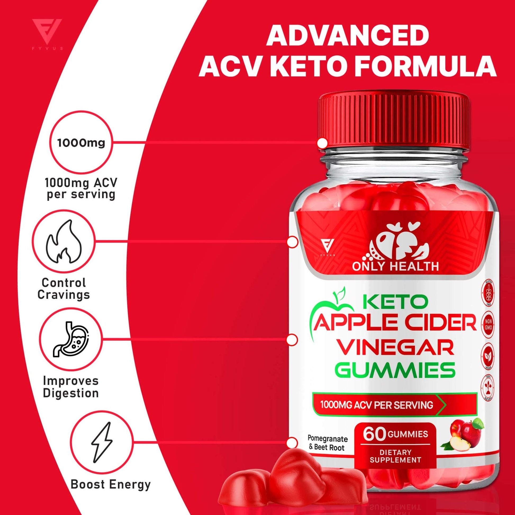Only Health - Keto ACV Gummies - Vitamin Place
