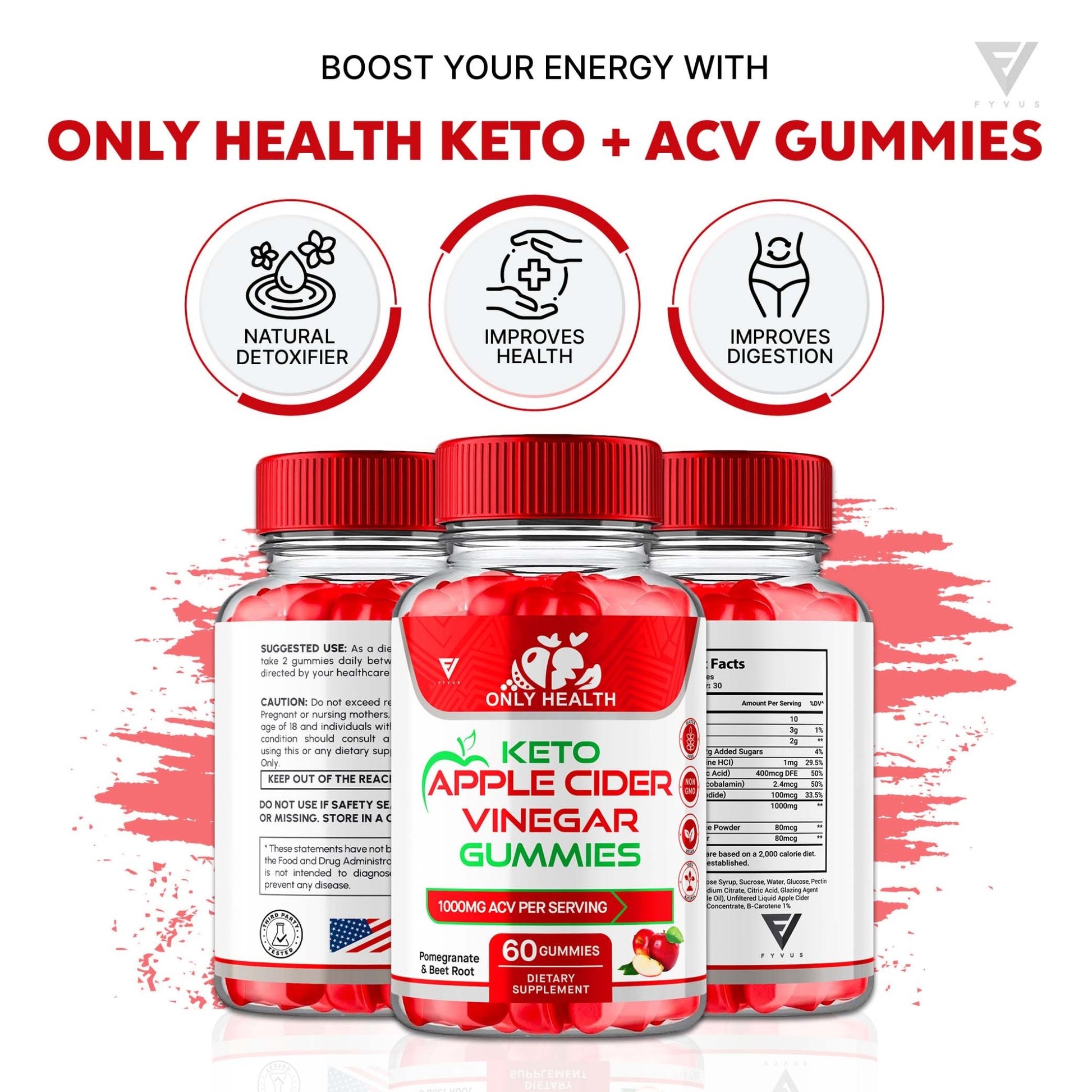 Only Health - Keto ACV Gummies - Vitamin Place