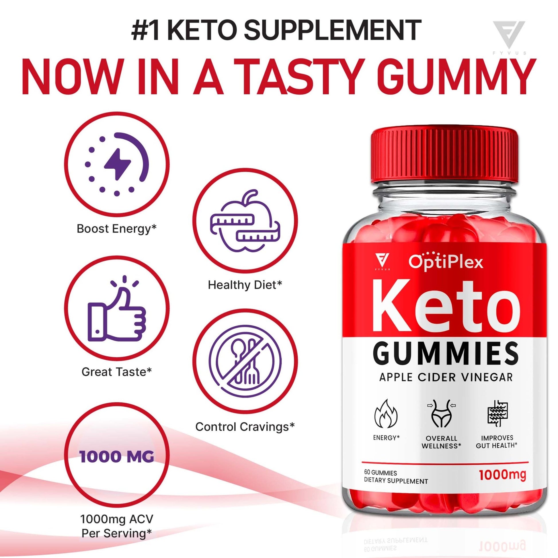 Optiplex - Keto ACV Gummies - Vitamin Place