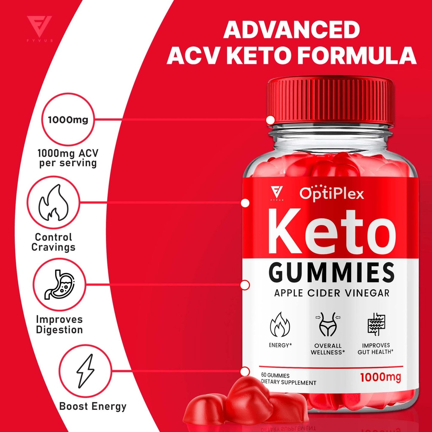 Optiplex - Keto ACV Gummies - Vitamin Place