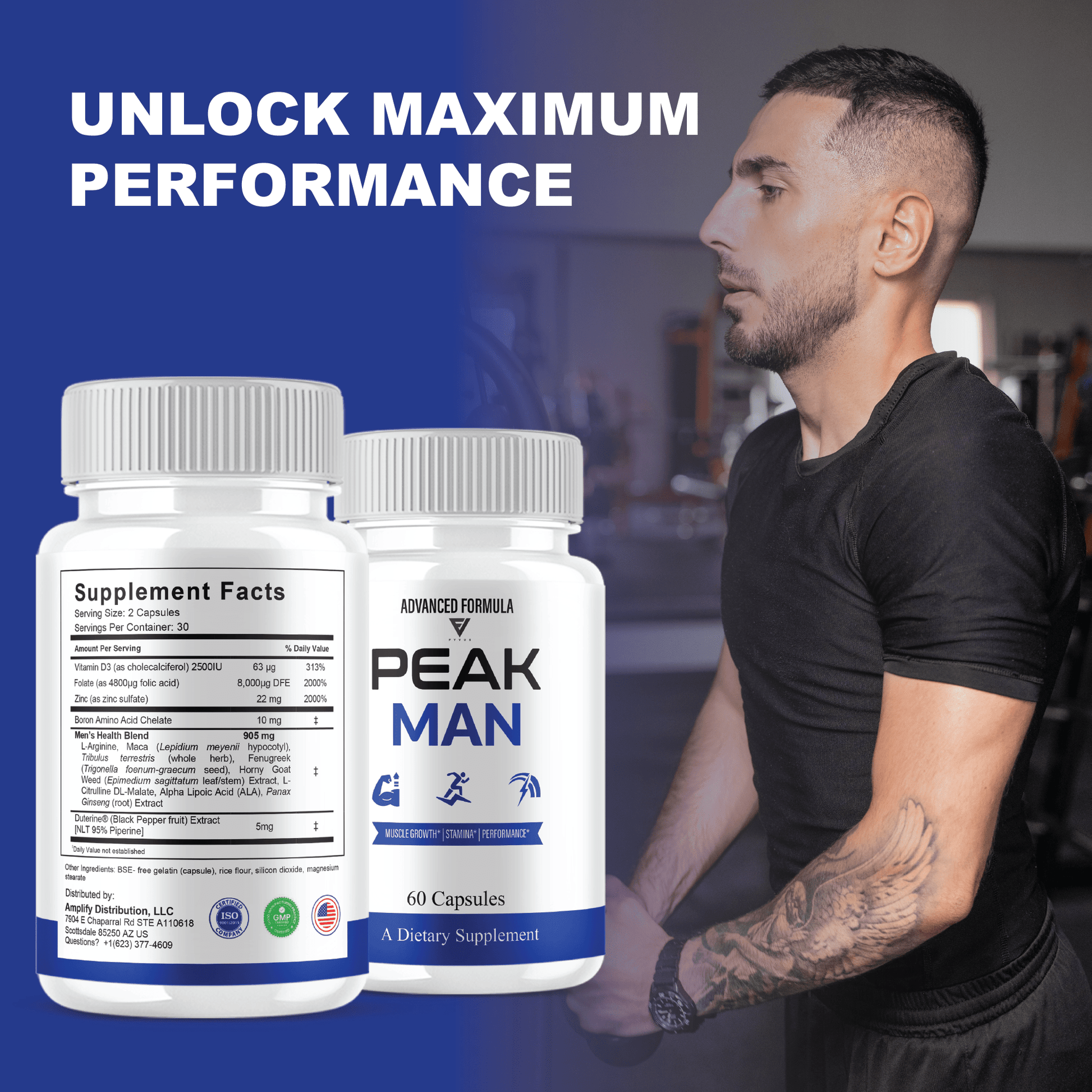 Peak Man Capsules - Vitamin Place