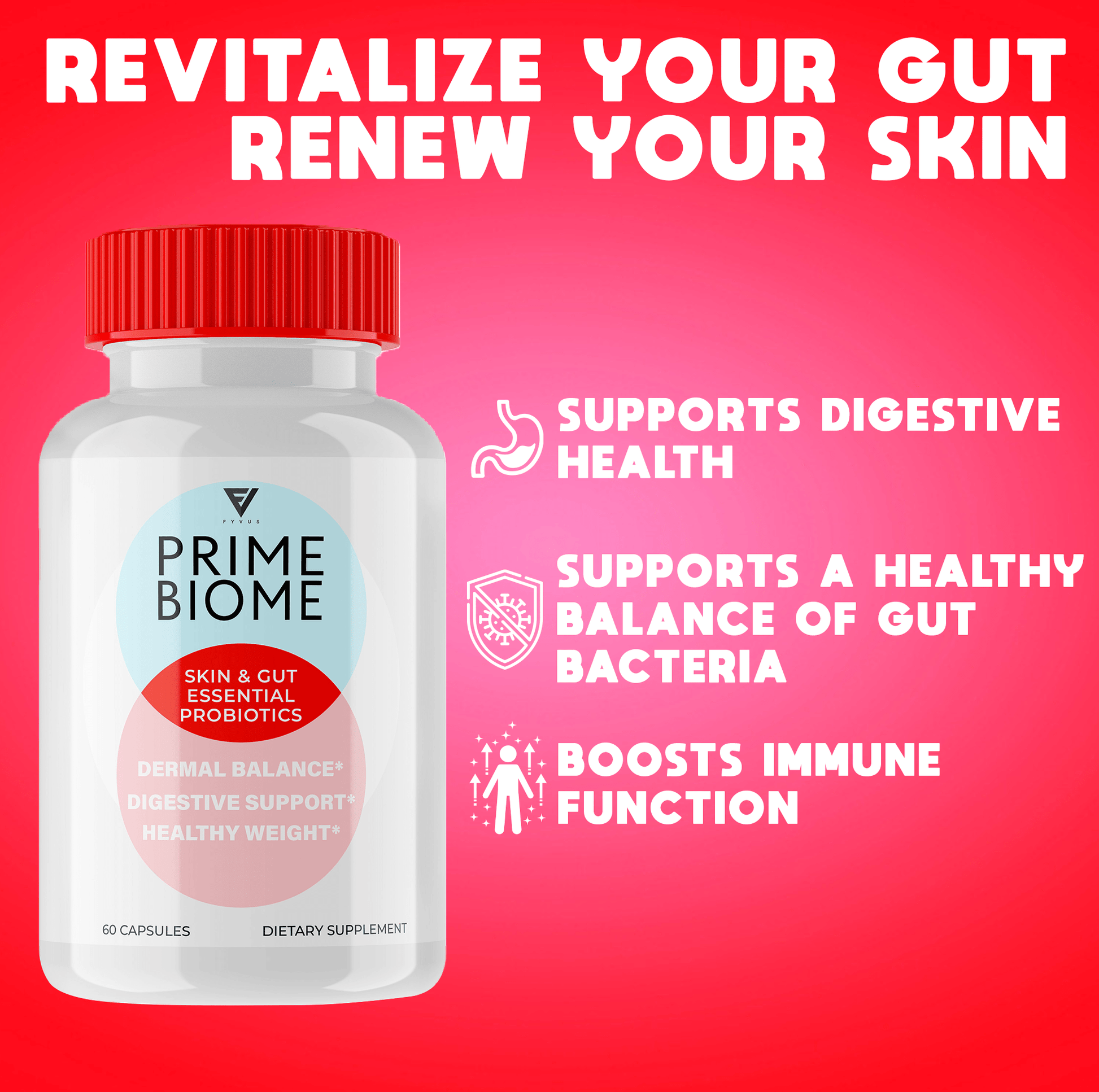 Prime Biome Probiotics - Vitamin Place - Probiotic Capsules