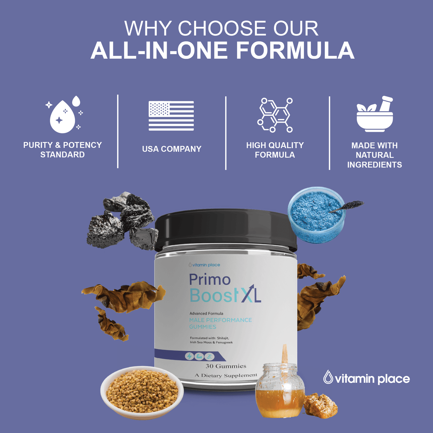 Primo Boost XL Gummies - Vitamin Place - Men's Health