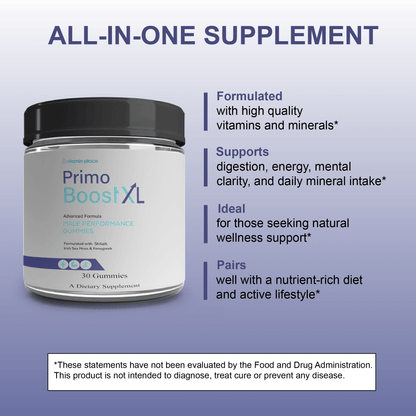 Primo Boost XL Gummies - Vitamin Place - Men's Health