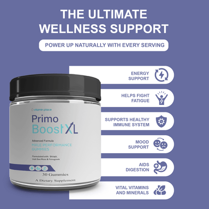 Primo Boost XL Gummies - Vitamin Place - Men's Health