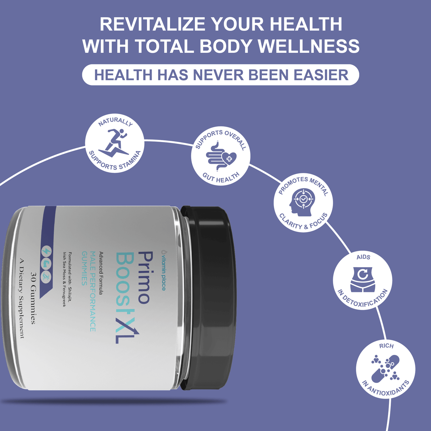 Primo Boost XL Gummies - Vitamin Place - Men's Health